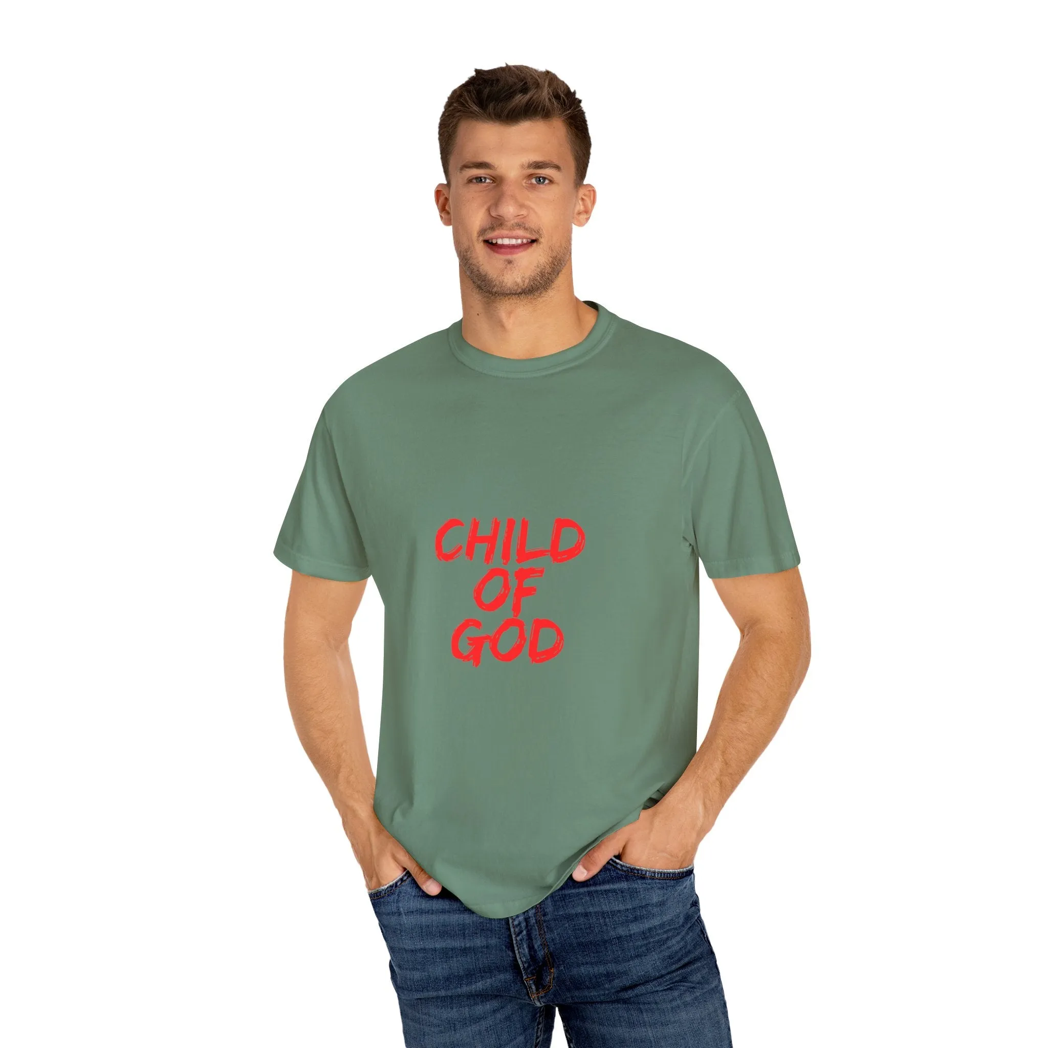 The Child of God Tee with Red Letters