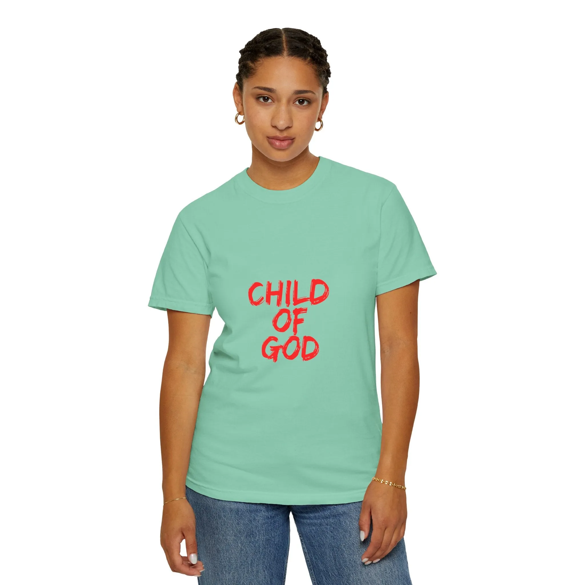 The Child of God Tee with Red Letters