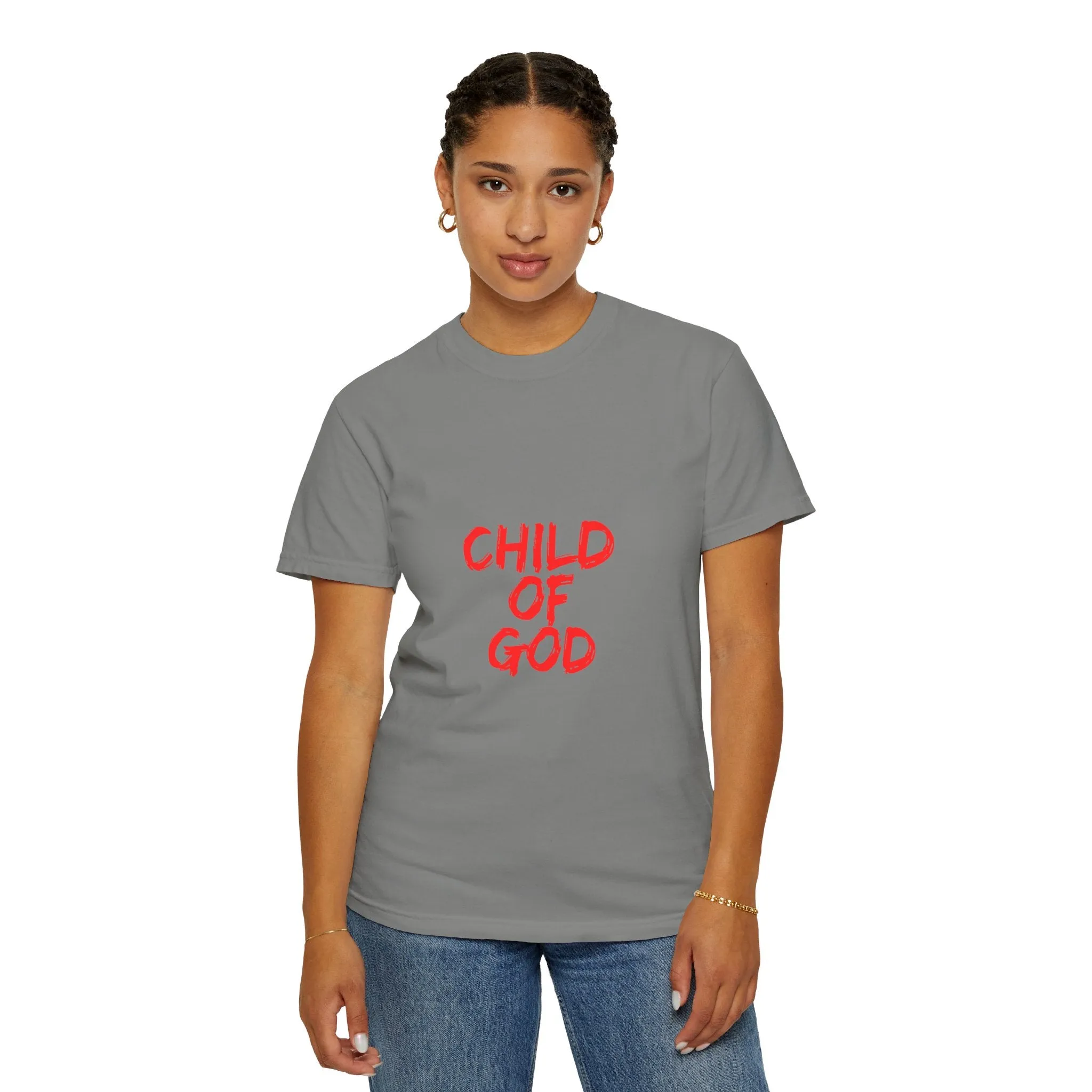 The Child of God Tee with Red Letters