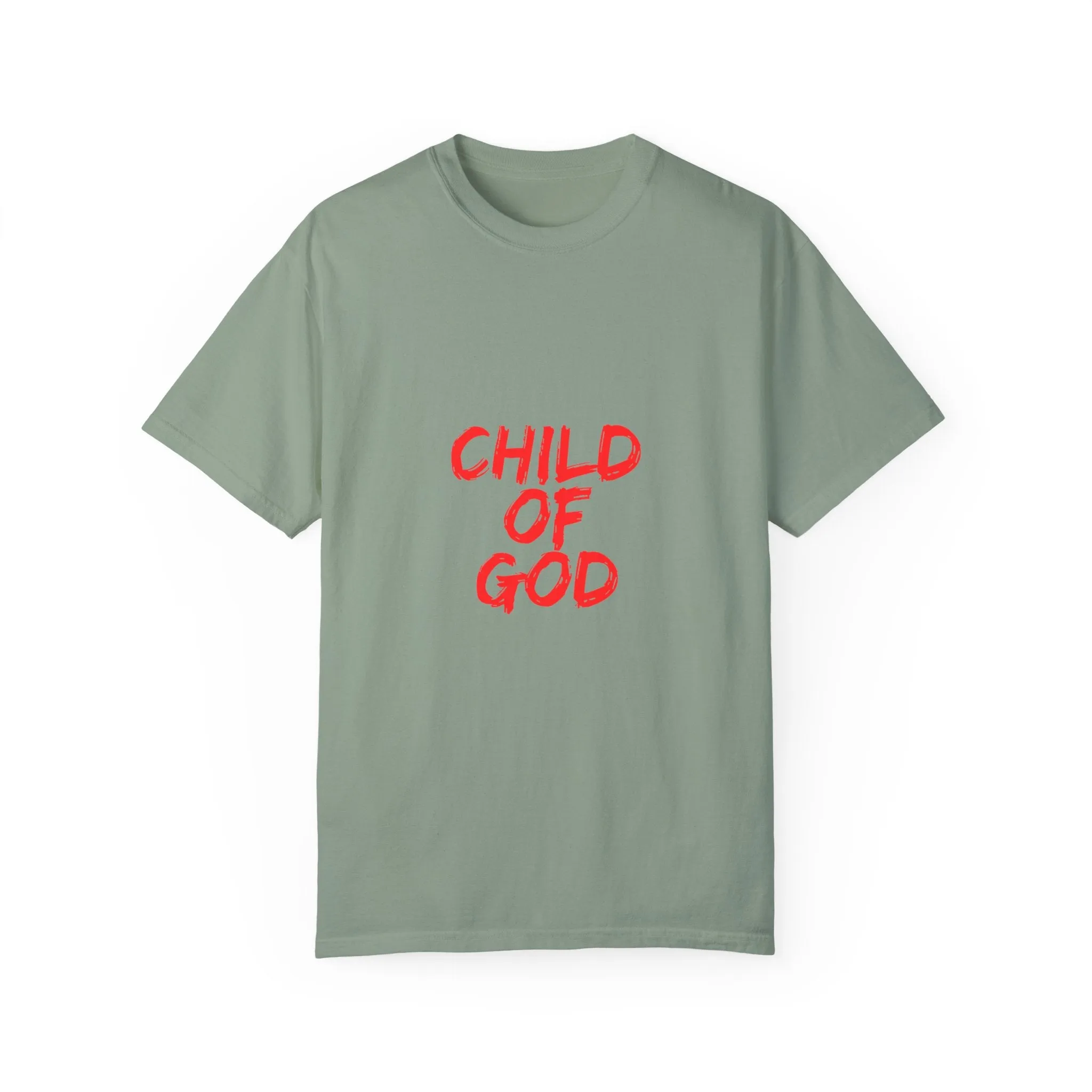 The Child of God Tee with Red Letters