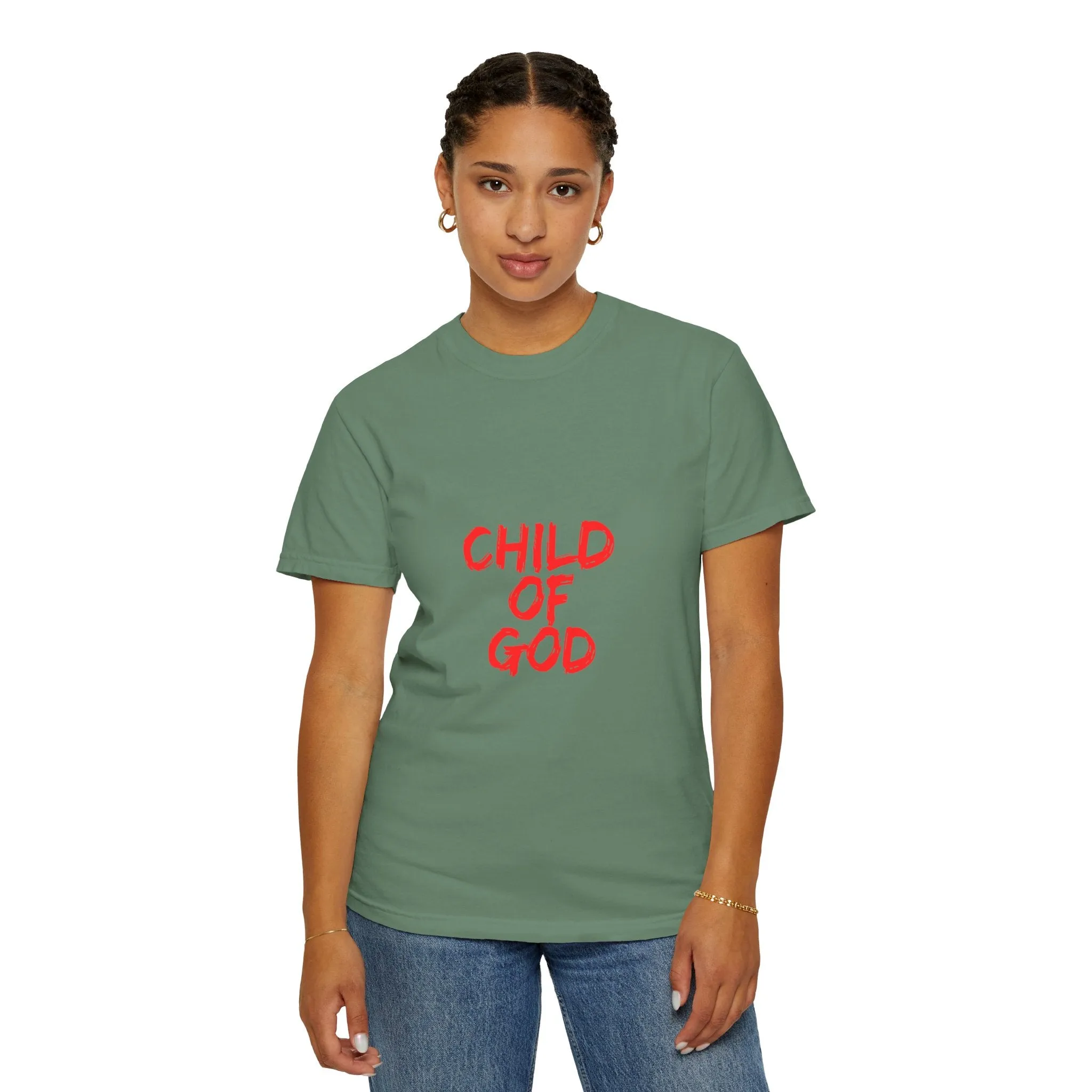 The Child of God Tee with Red Letters