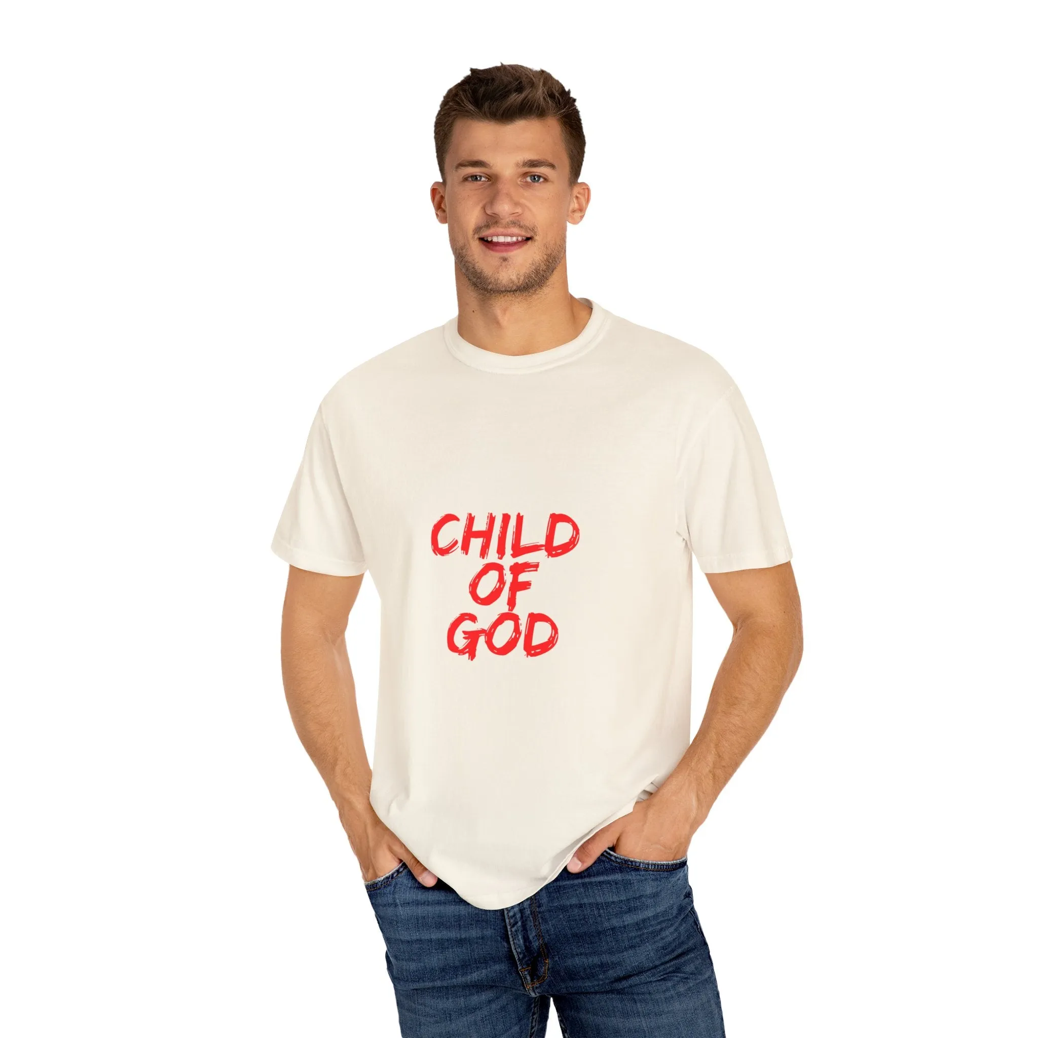 The Child of God Tee with Red Letters