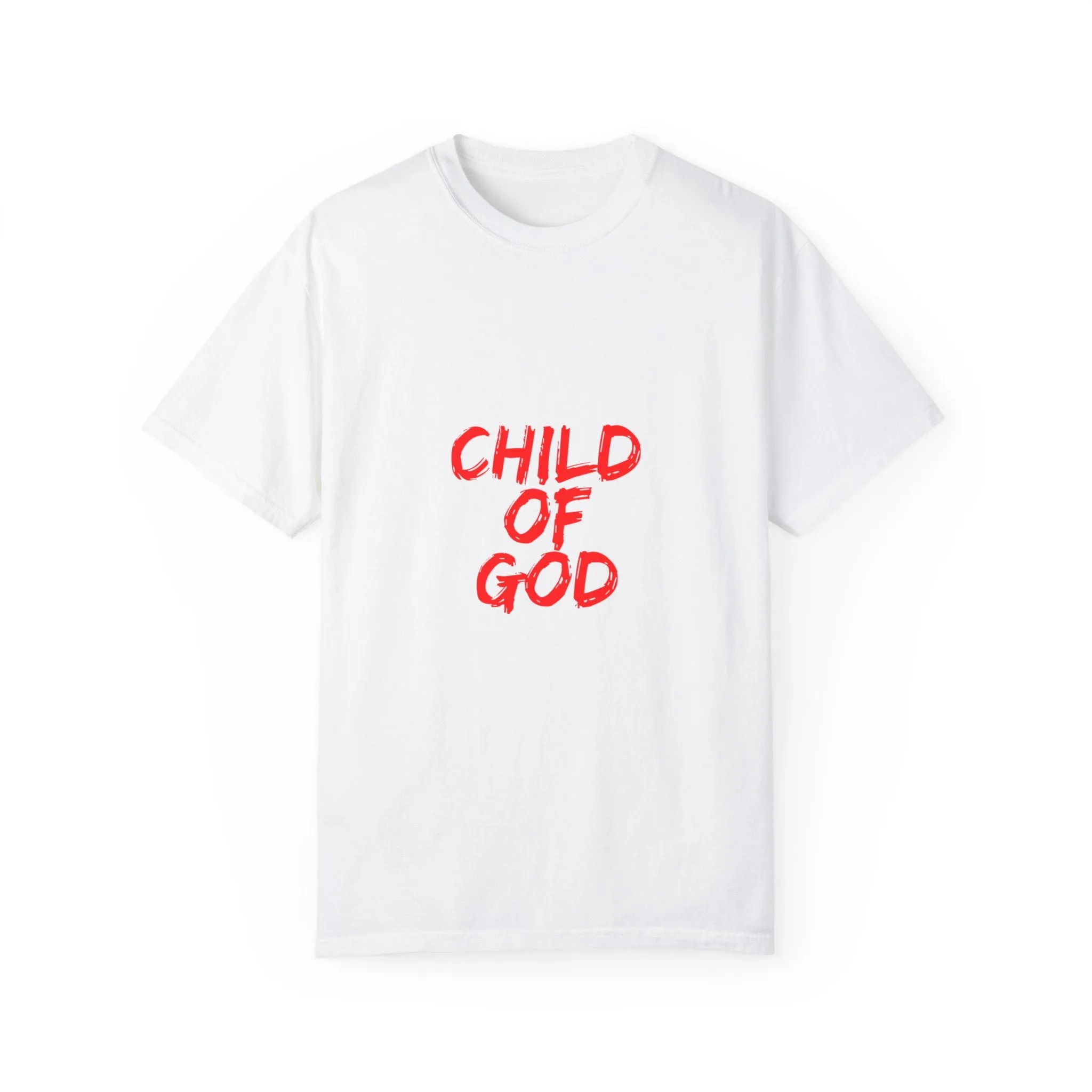 The Child of God Tee with Red Letters