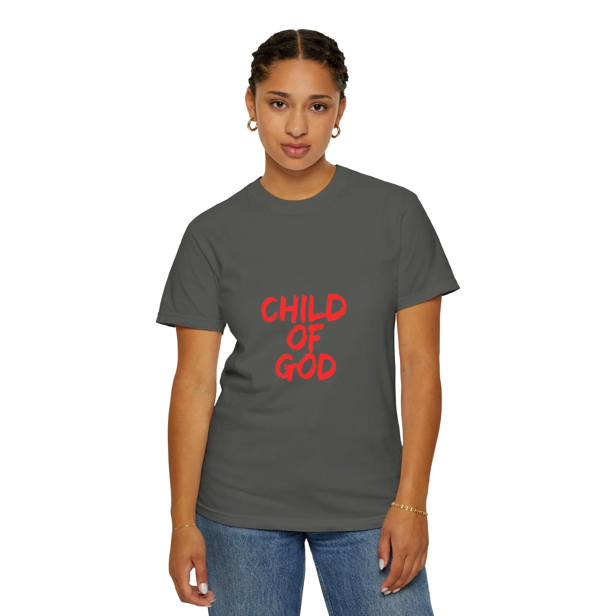 The Child of God Tee with Red Letters