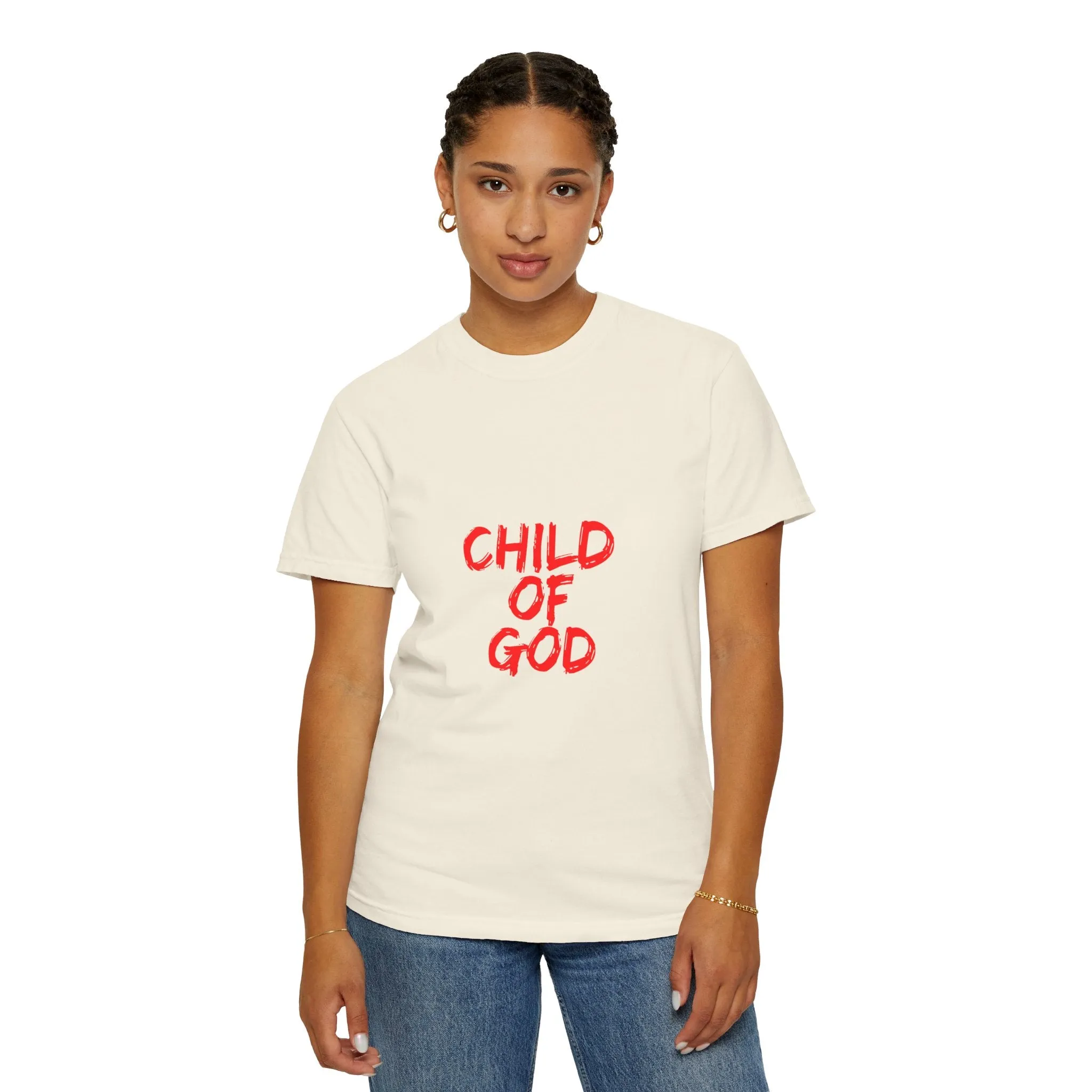 The Child of God Tee with Red Letters