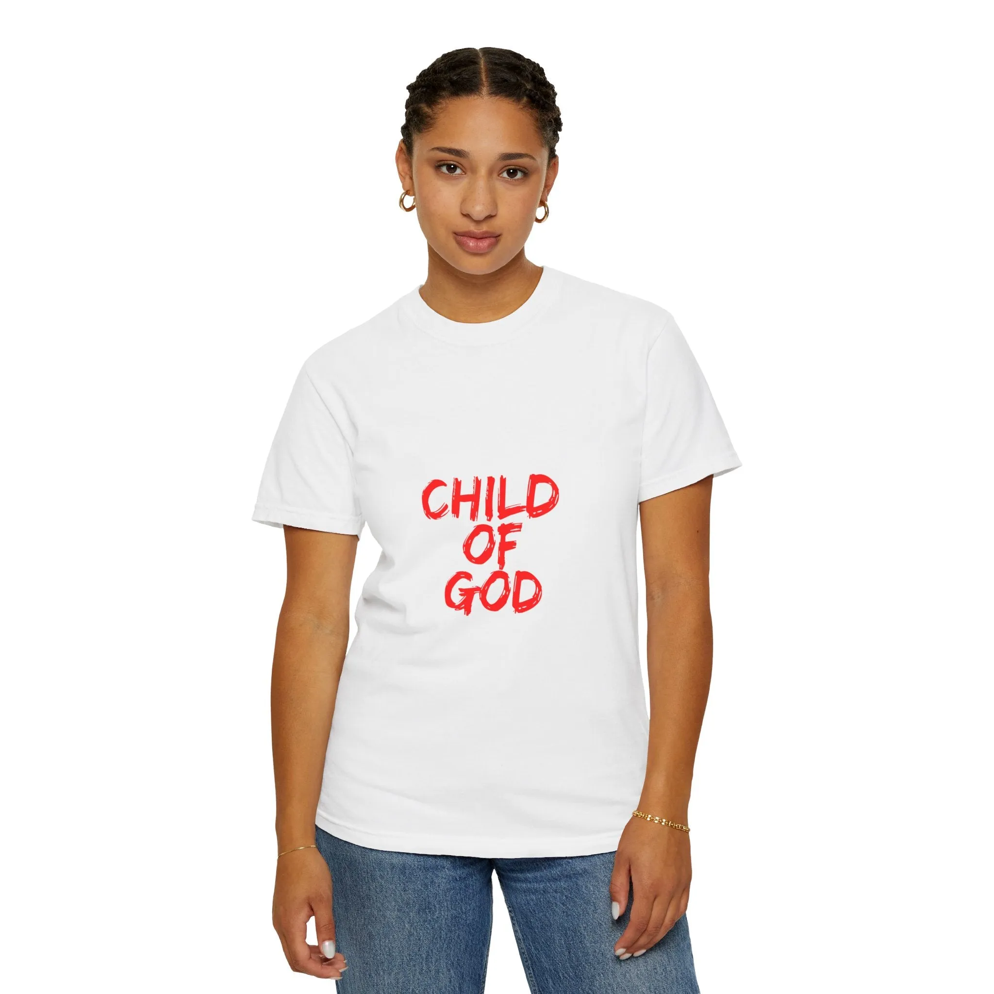 The Child of God Tee with Red Letters
