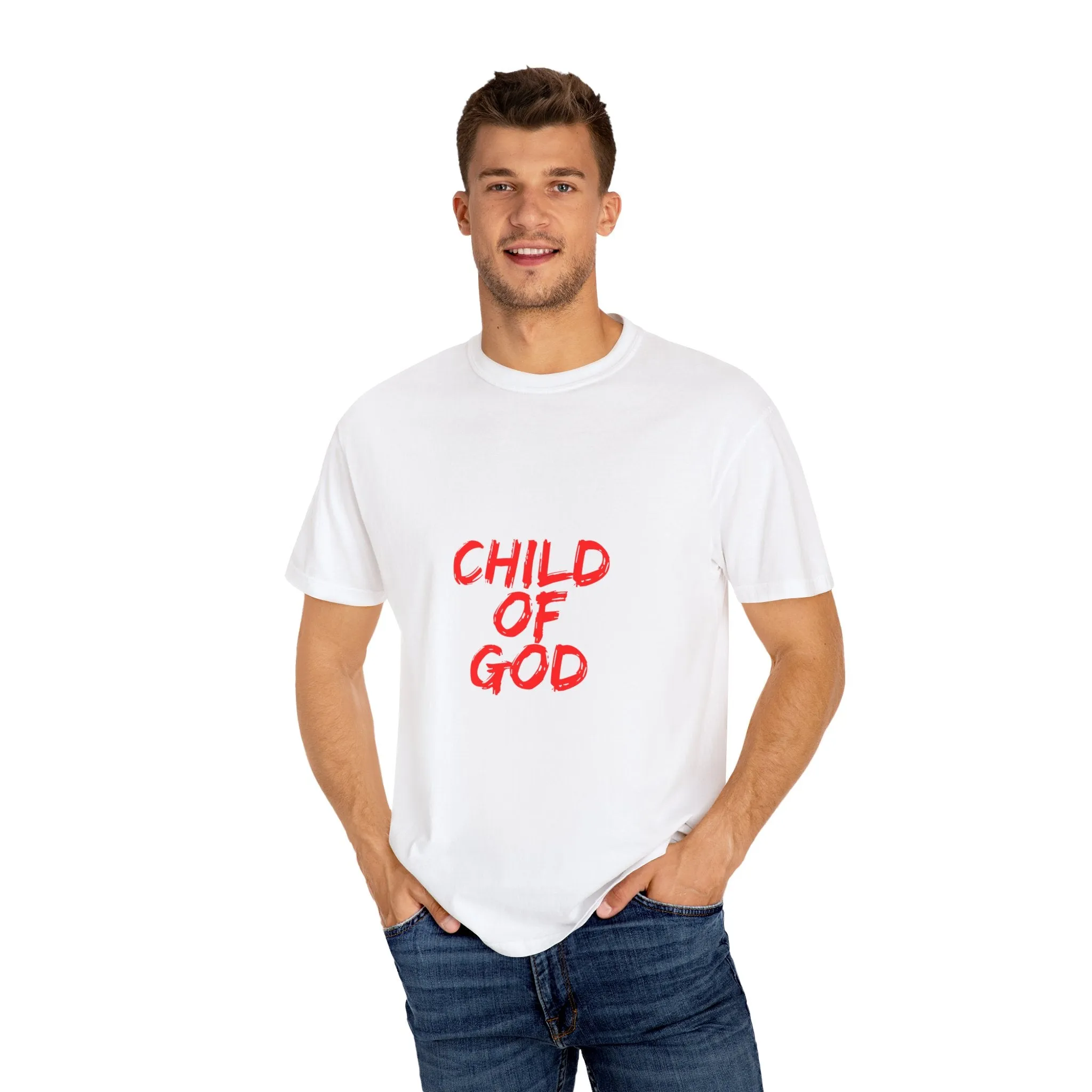 The Child of God Tee with Red Letters