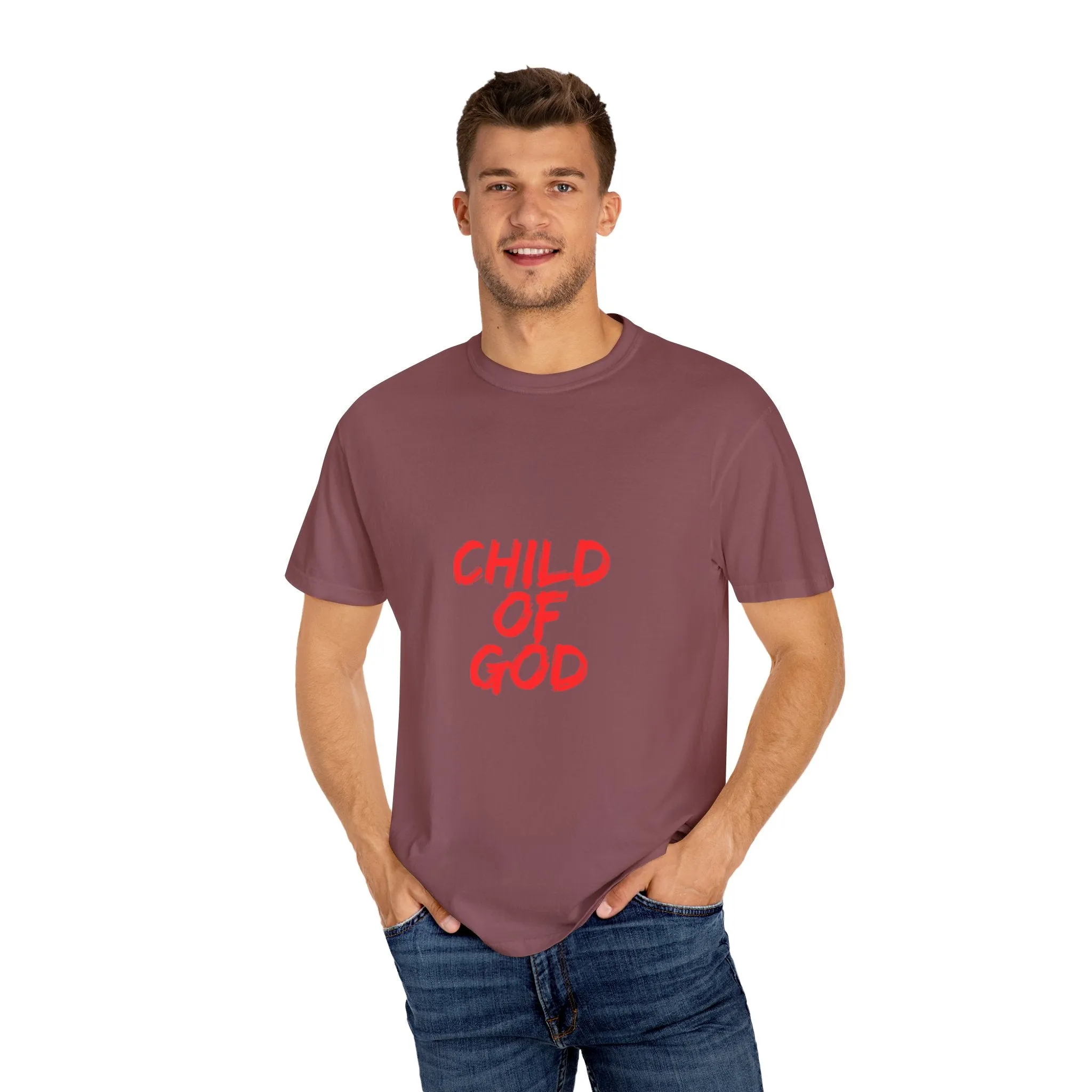 The Child of God Tee with Red Letters
