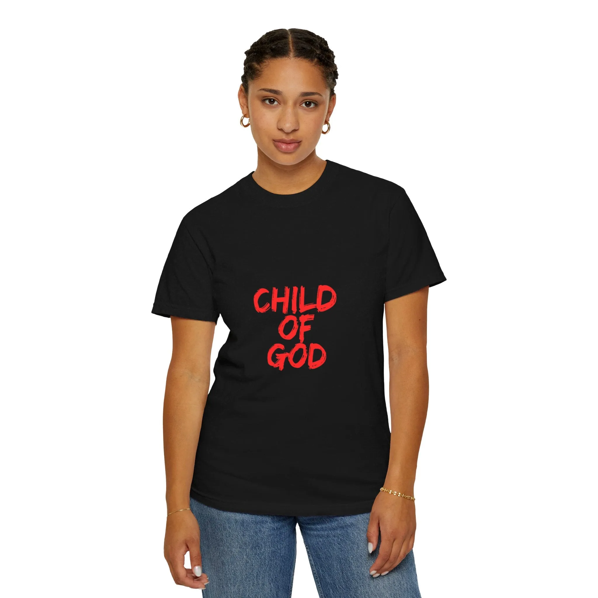 The Child of God Tee with Red Letters