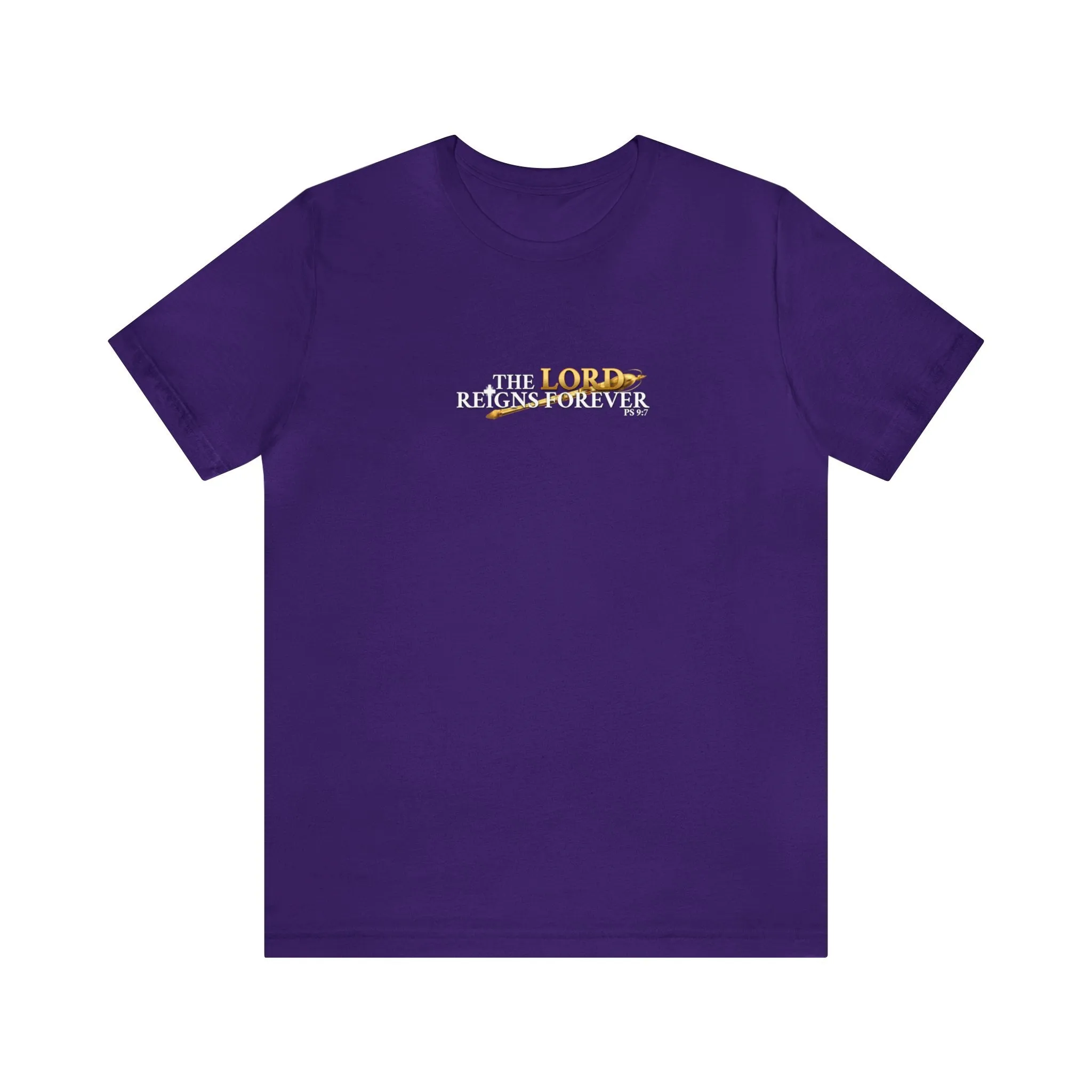 The Lord Reigns Forever Men’s Unisex Jersey Short Sleeve Tee