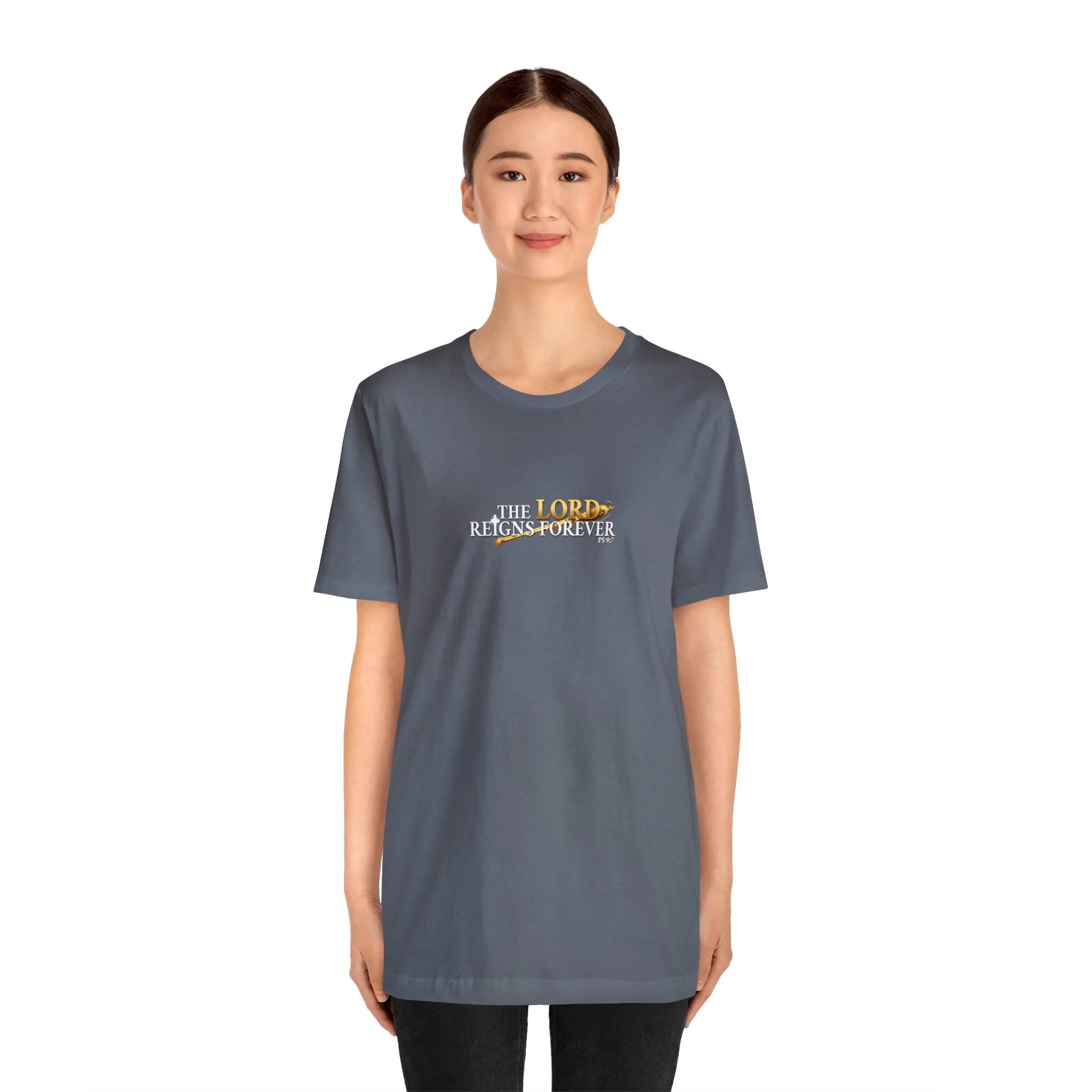 The Lord Reigns Forever Men’s Unisex Jersey Short Sleeve Tee