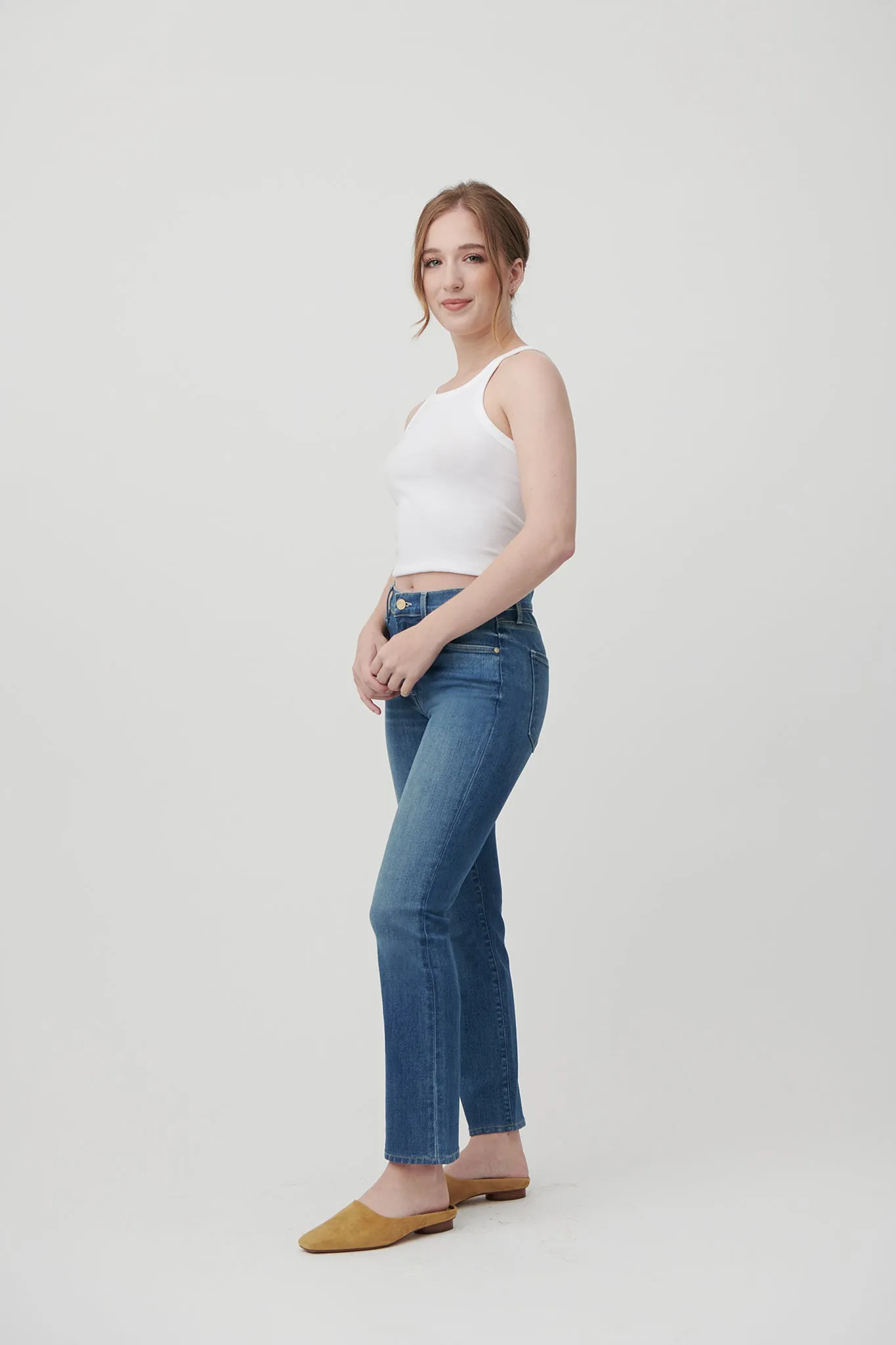 The Melrose Straight Denim  |  Moonlit Ocean