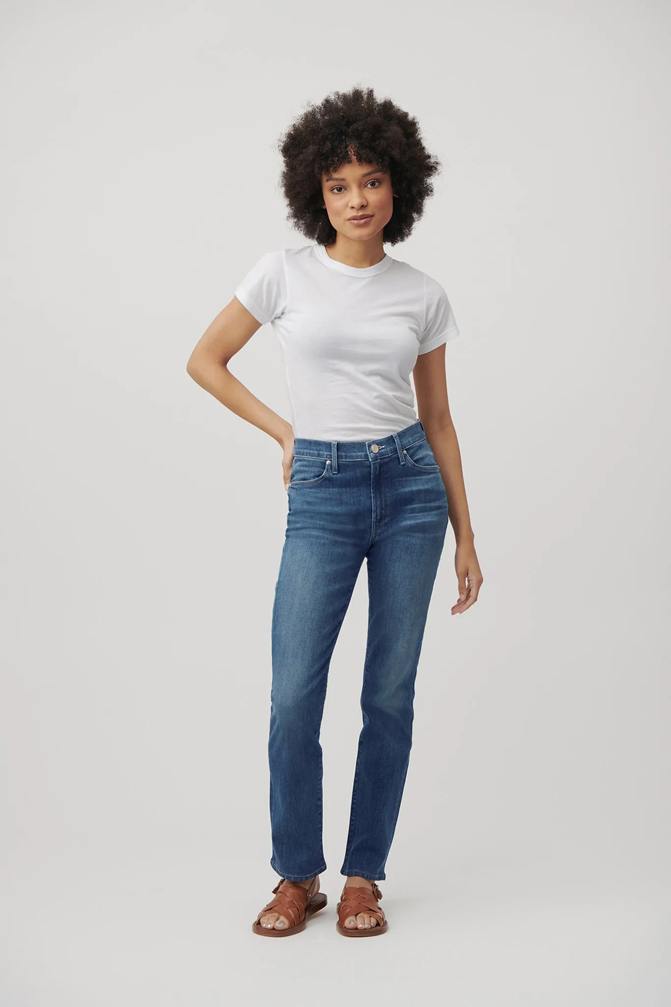 The Melrose Straight Denim  |  Moonlit Ocean