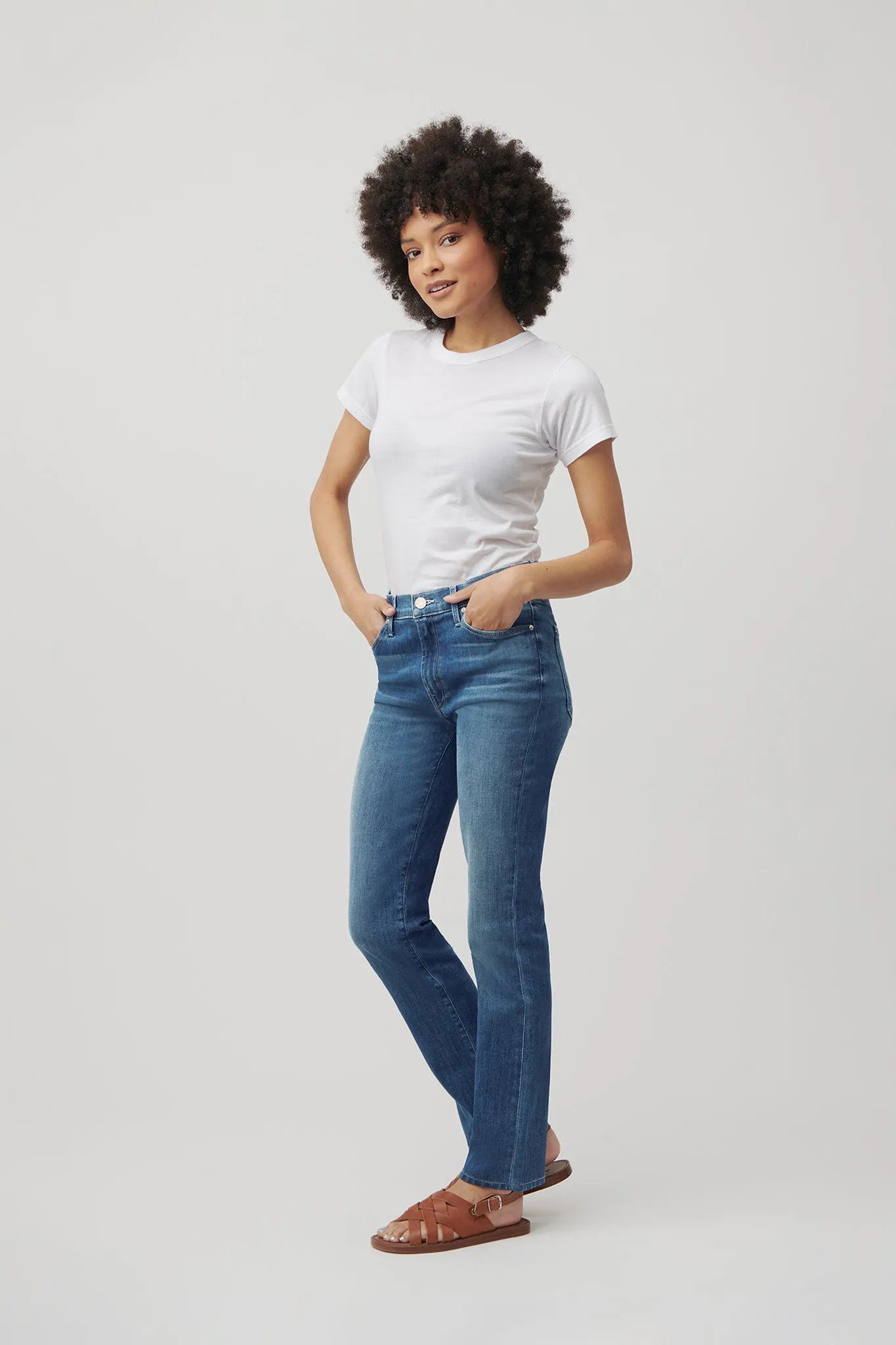 The Melrose Straight Denim  |  Moonlit Ocean