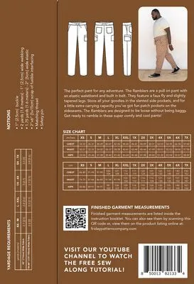 The Rambler Pants -- Friday Pattern Company