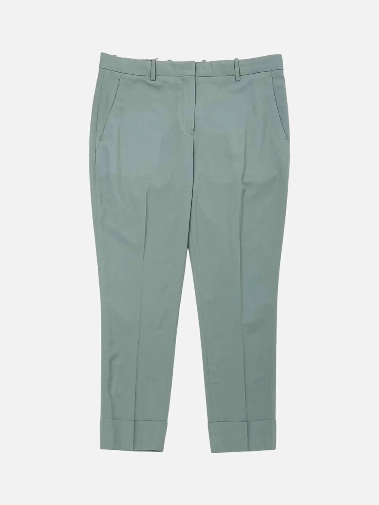 THEORY Tailored Green Pants US10