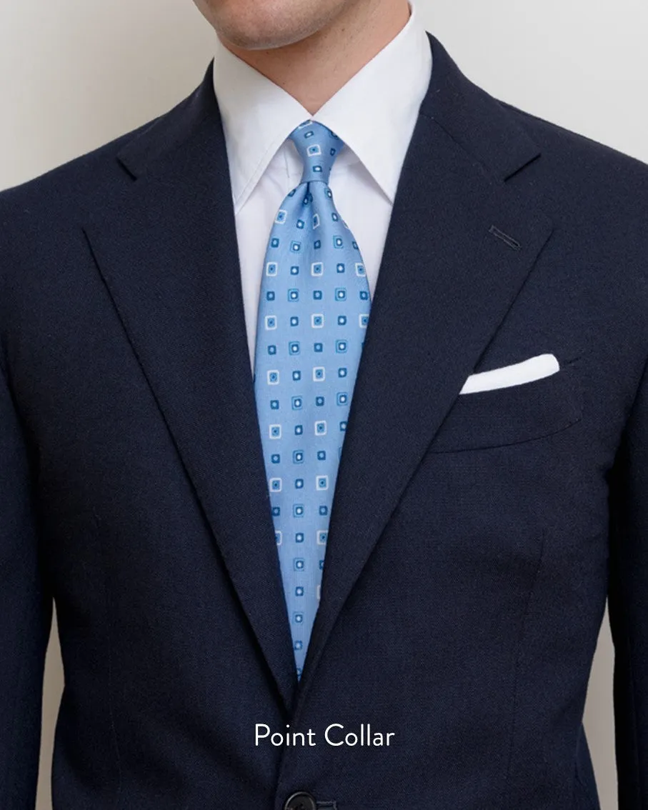 Thomas Mason Light Blue Twill 120s