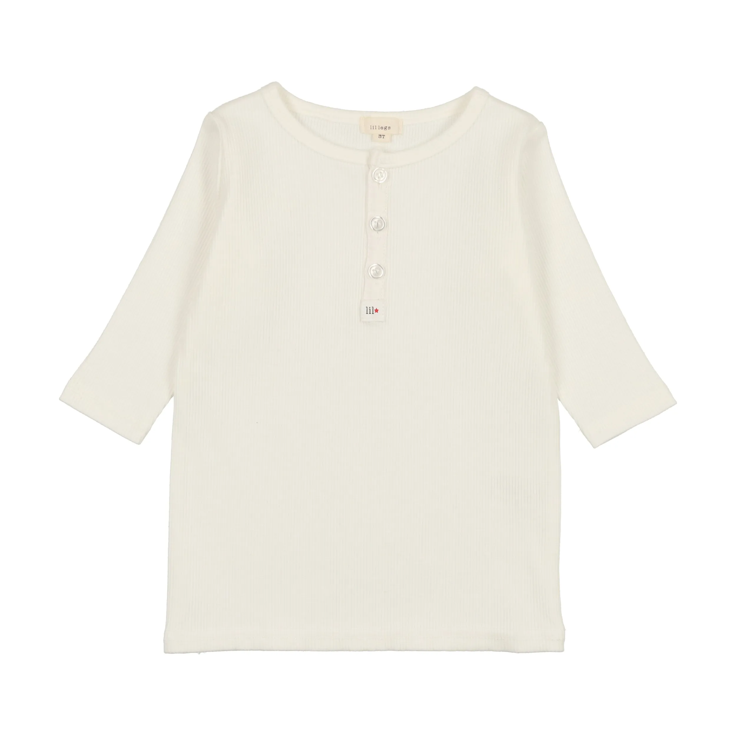 THREE QUARTER SLEEVE HENLEY