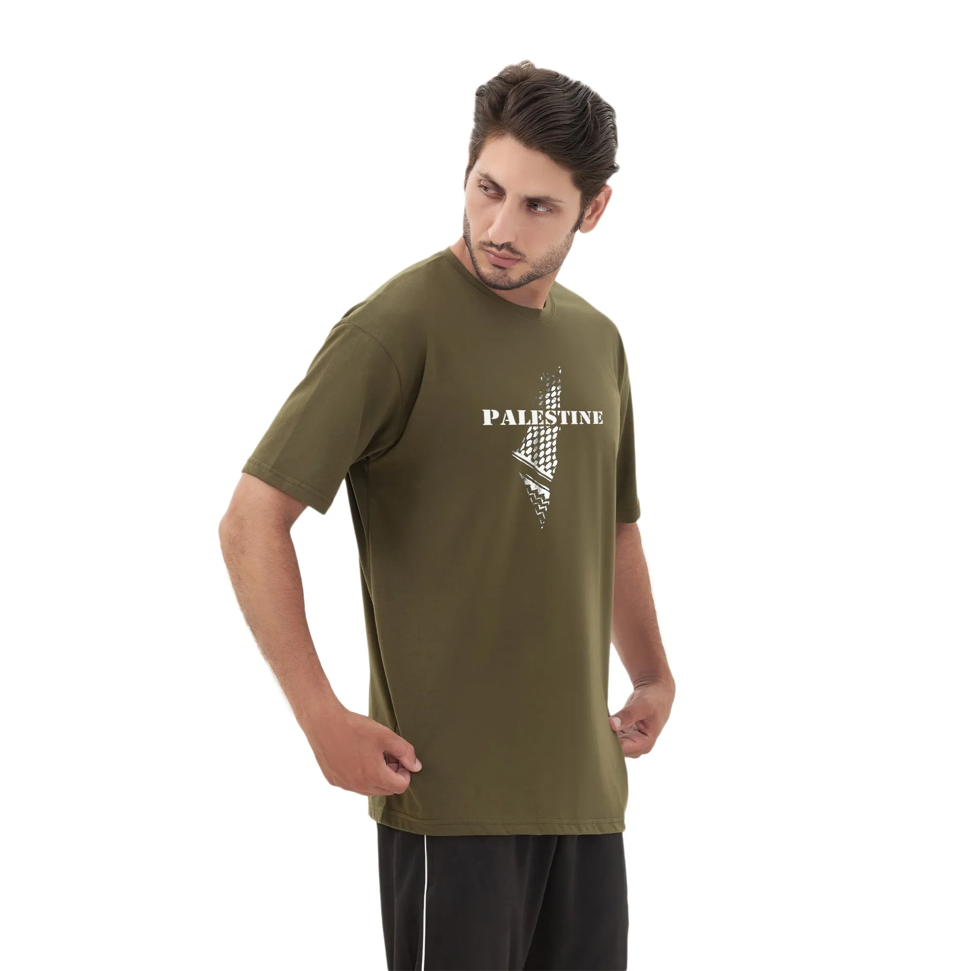 Thunder Oversize Solidarity 2.0 Tee - Olive