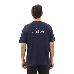 Thunder Oversize Solidarity Tee - Navy