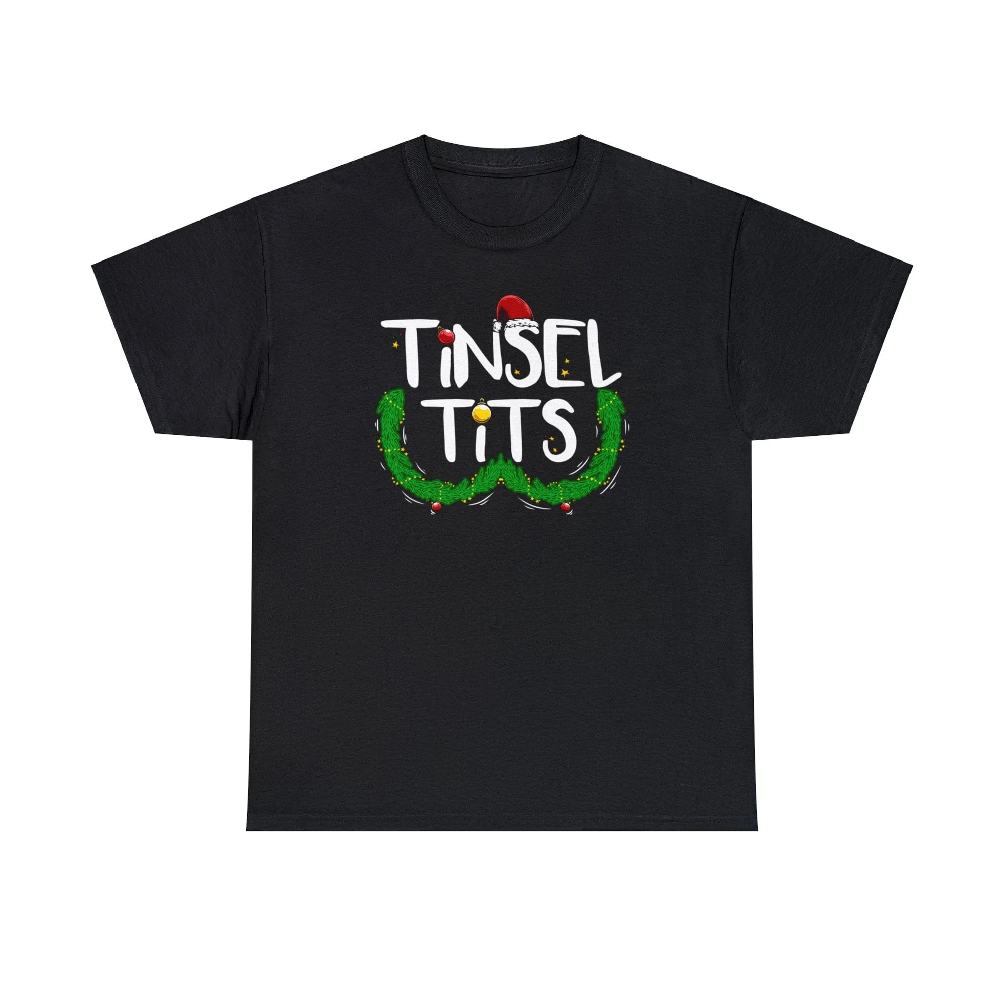 Tinsel Tits | Deluxe Black Tee