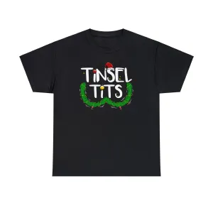 Tinsel Tits | Deluxe Black Tee