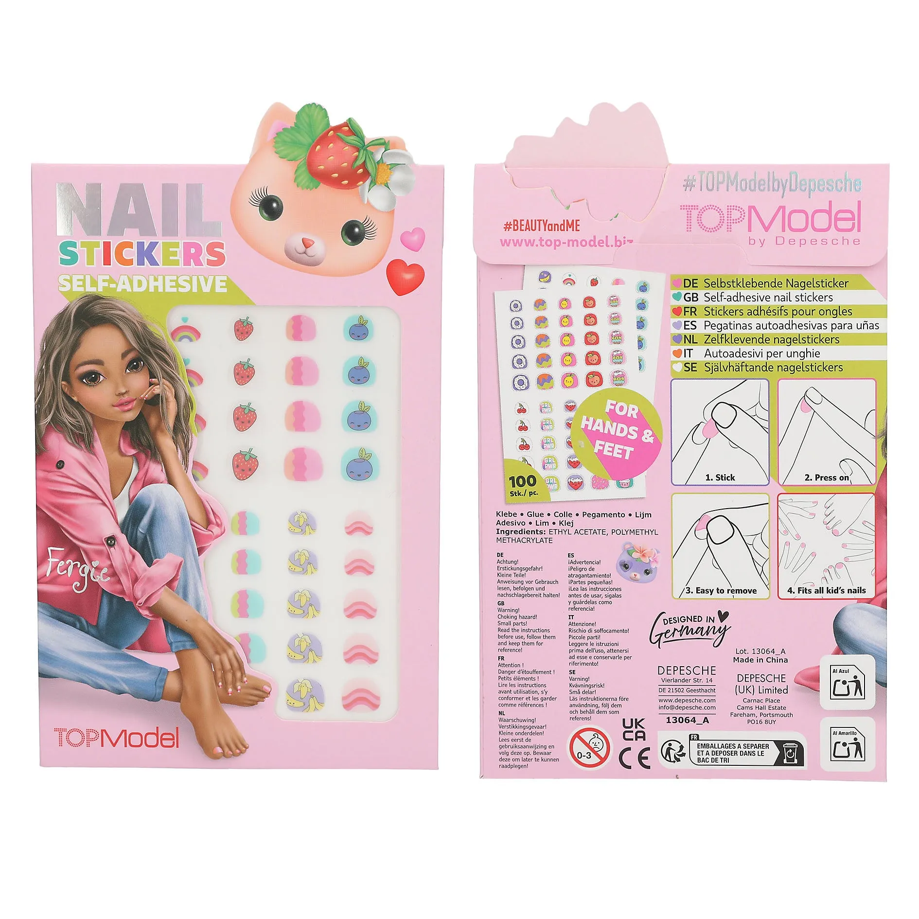 TOPModel Nail Stickers BEAUTY and ME