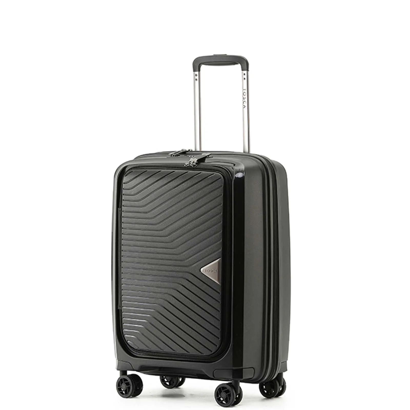 Tosca Space X 55cm Carry-On Suitcase Black
