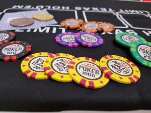 Tournament Poker 1000pce 14g Chip Set w/ Case