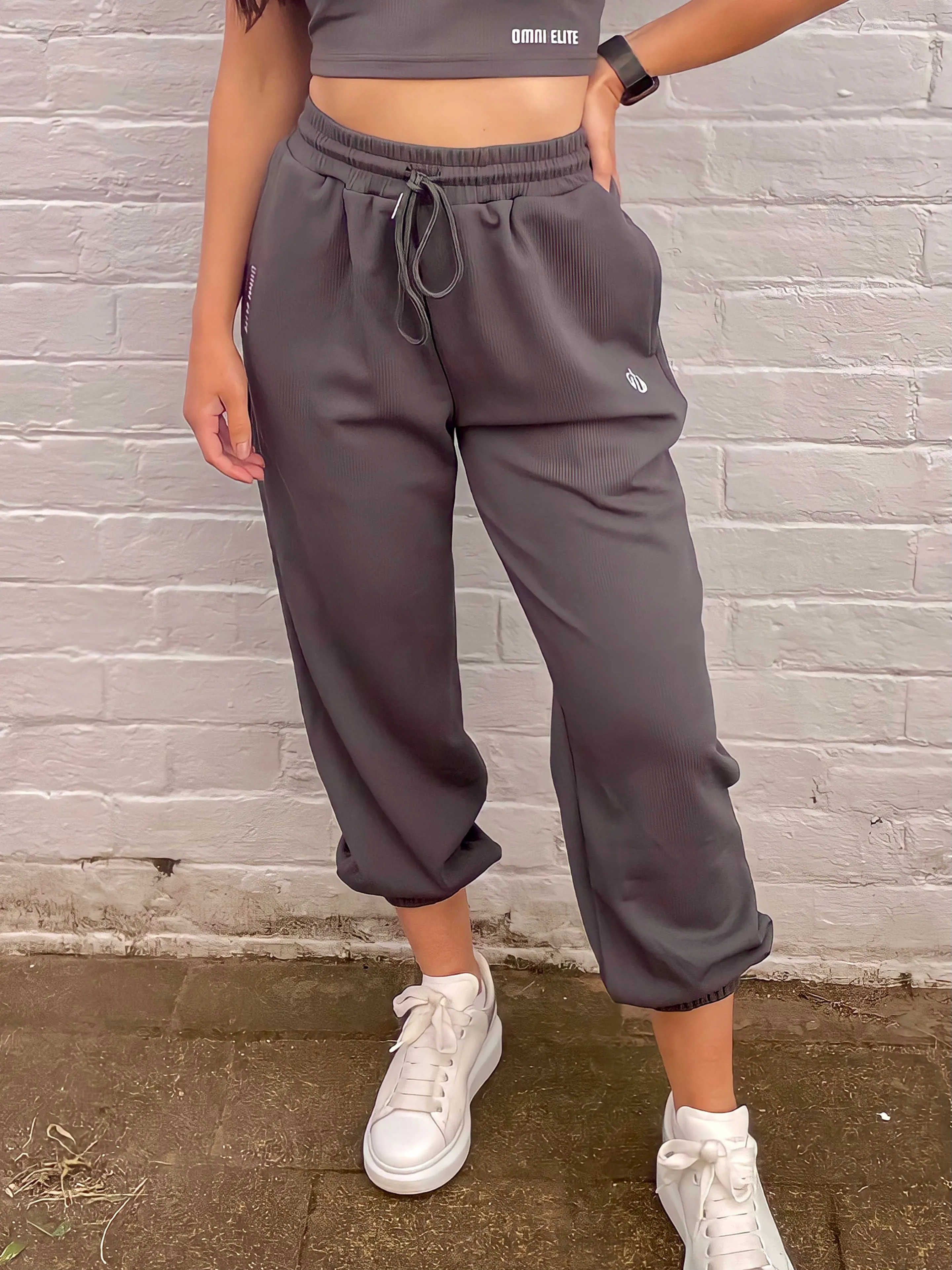 TRACK JOGGERS in GREY