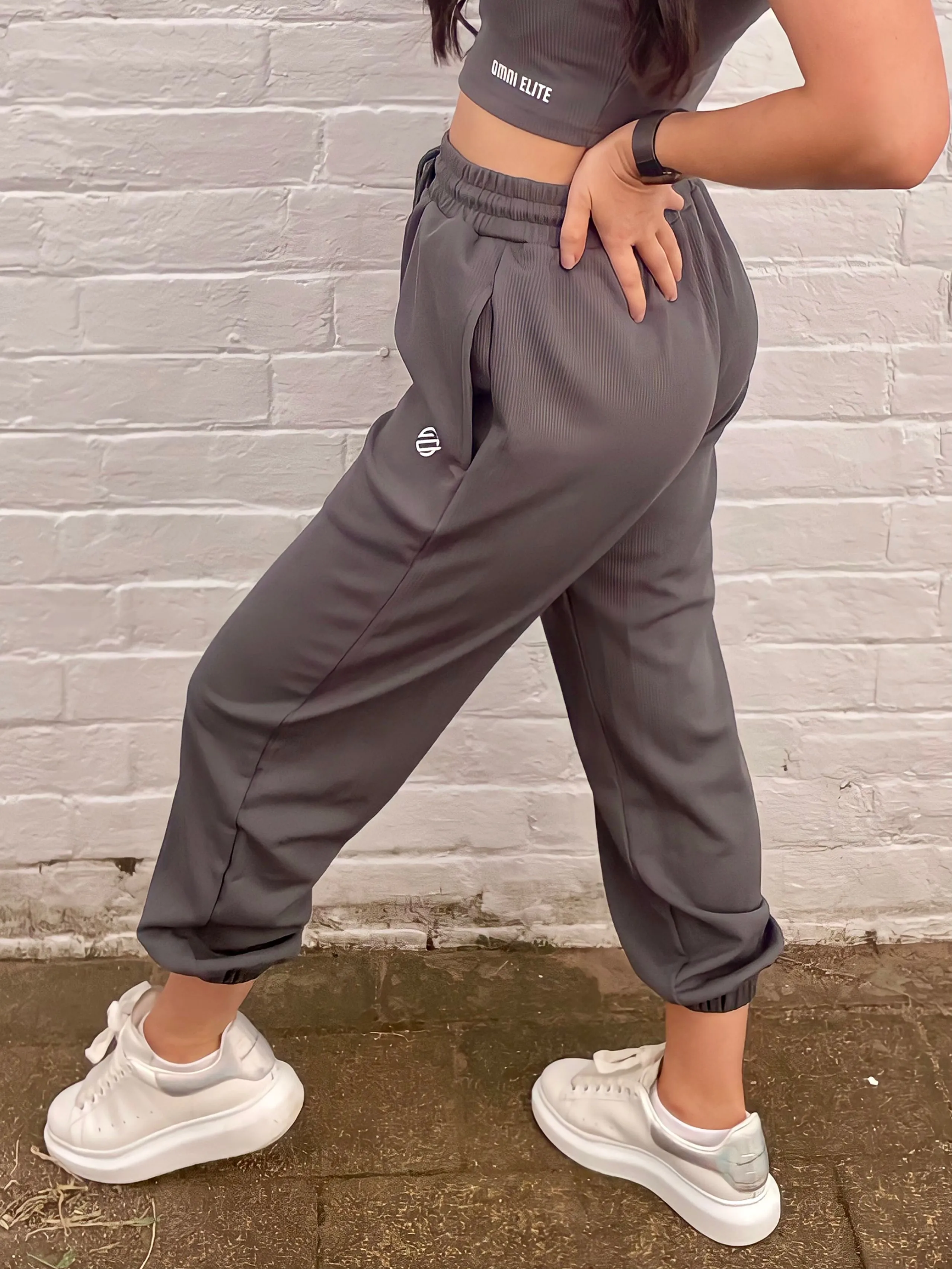 TRACK JOGGERS in GREY