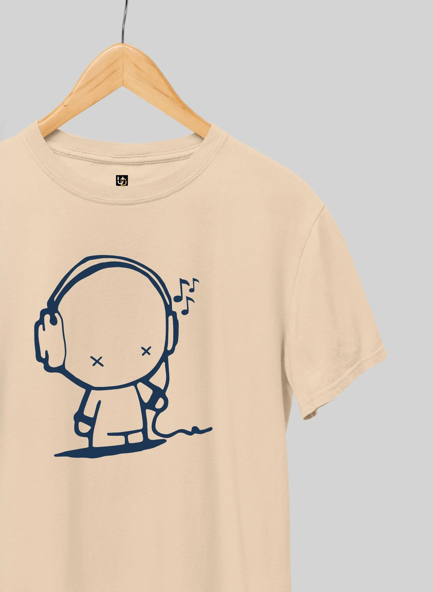 Tune Out Sandal Half Sleeve T-Shirt