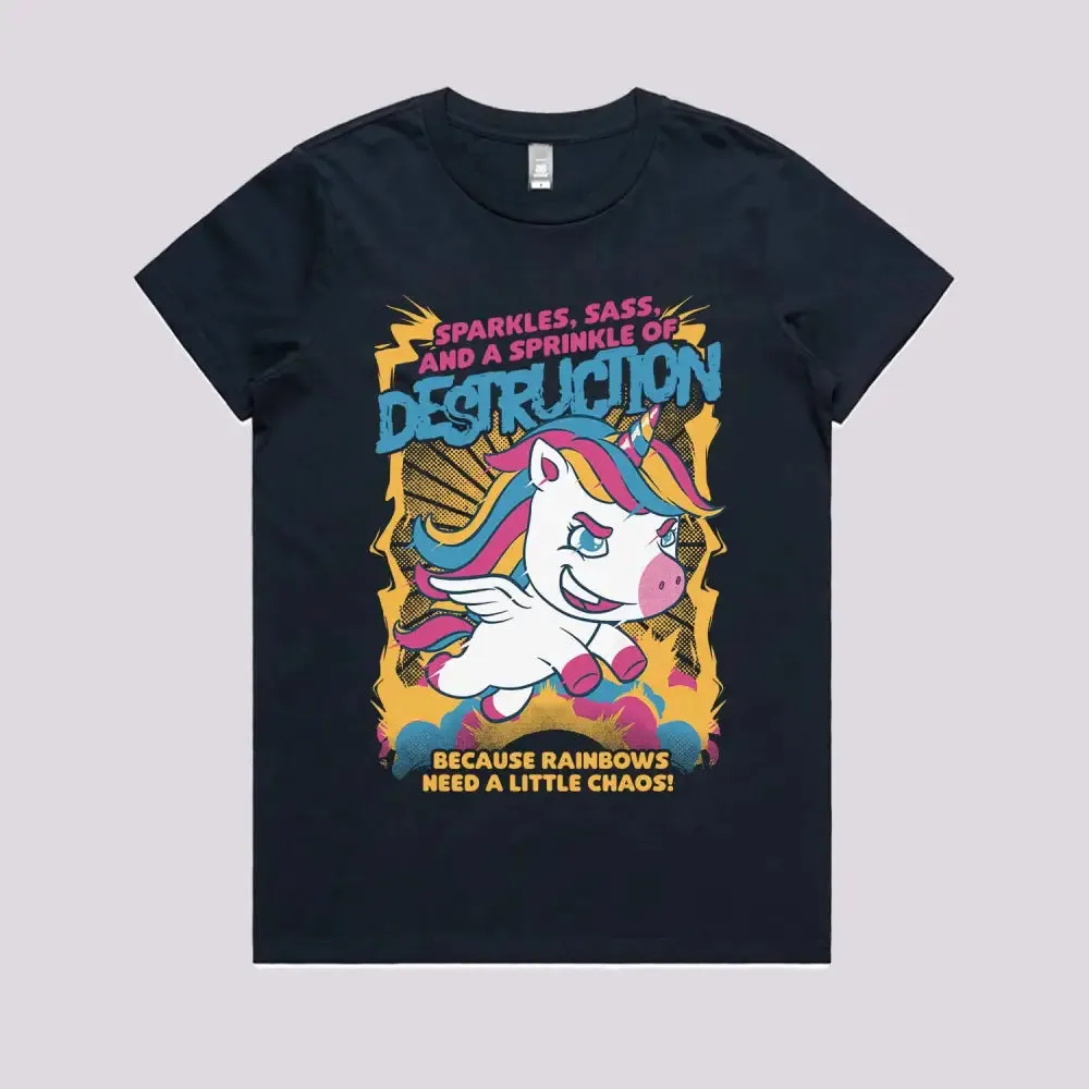 Unicorn Rainbows Destruction T-Shirt