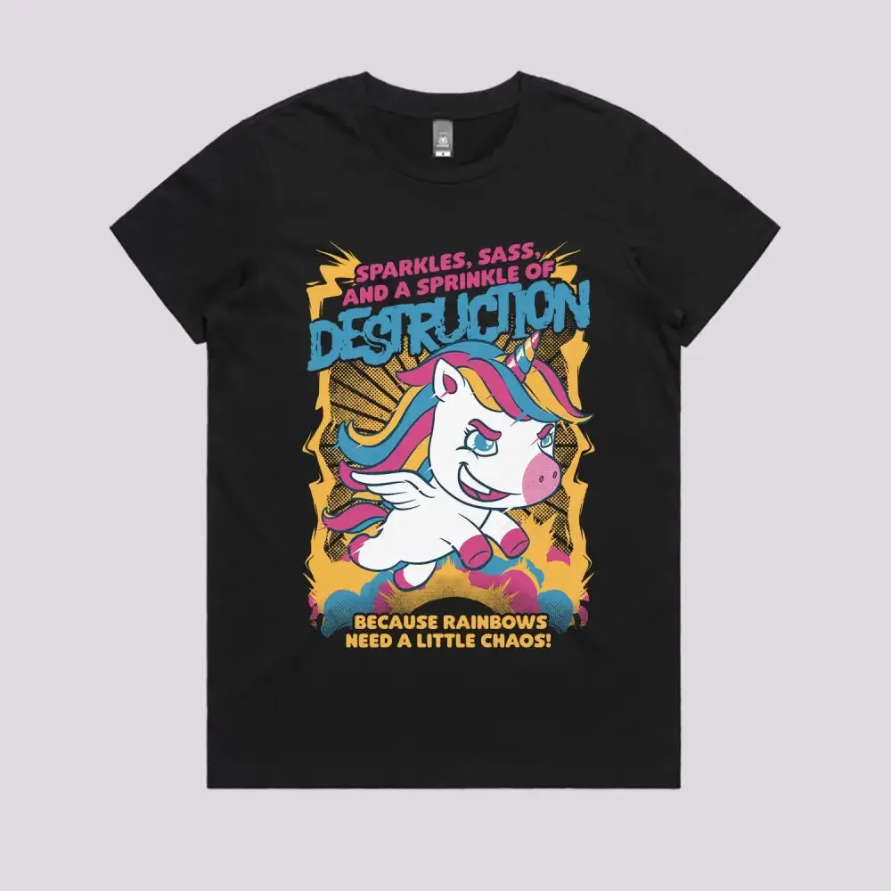 Unicorn Rainbows Destruction T-Shirt