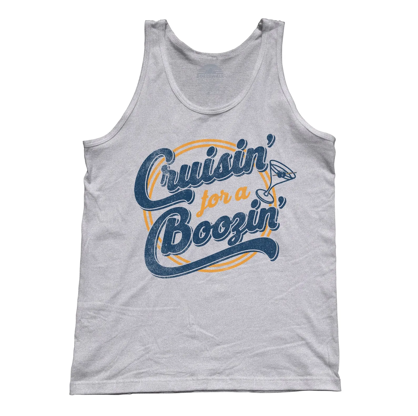 Unisex Cruisin for a Boozin Tank Top - Funny Drinking Shirt