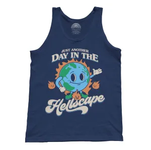 Unisex Just Another Day in the Hellscape Tank Top