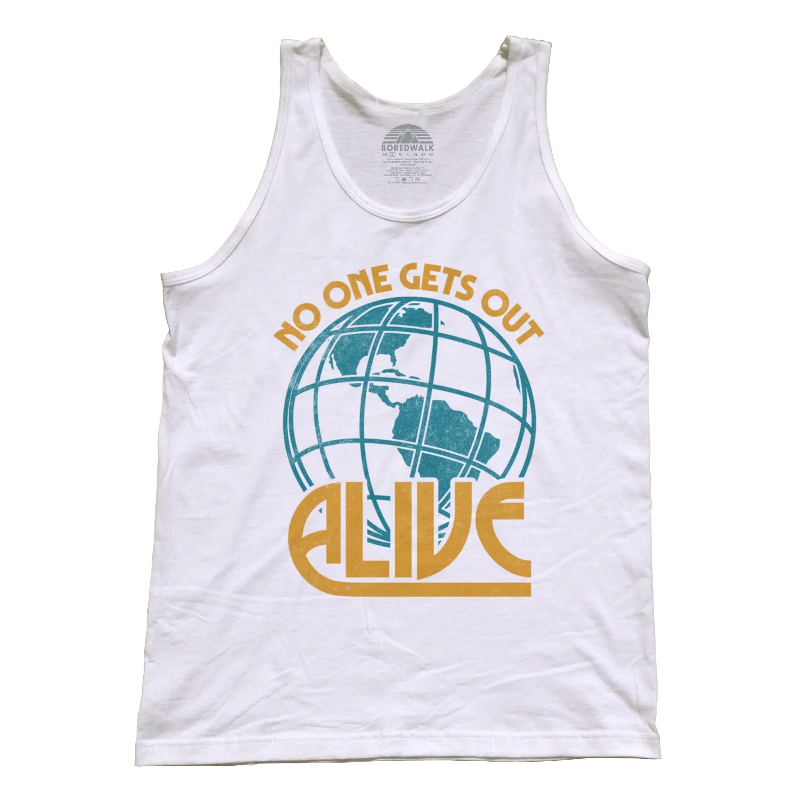 Unisex No One Gets Out Alive Tank Top
