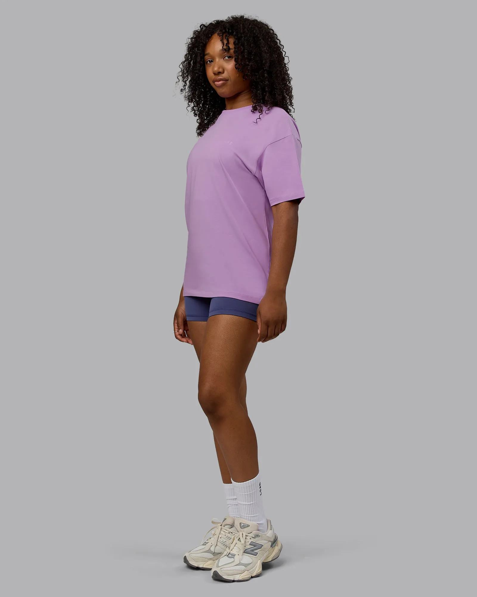 Unisex PimaFLX Tee Oversize - Light Violet
