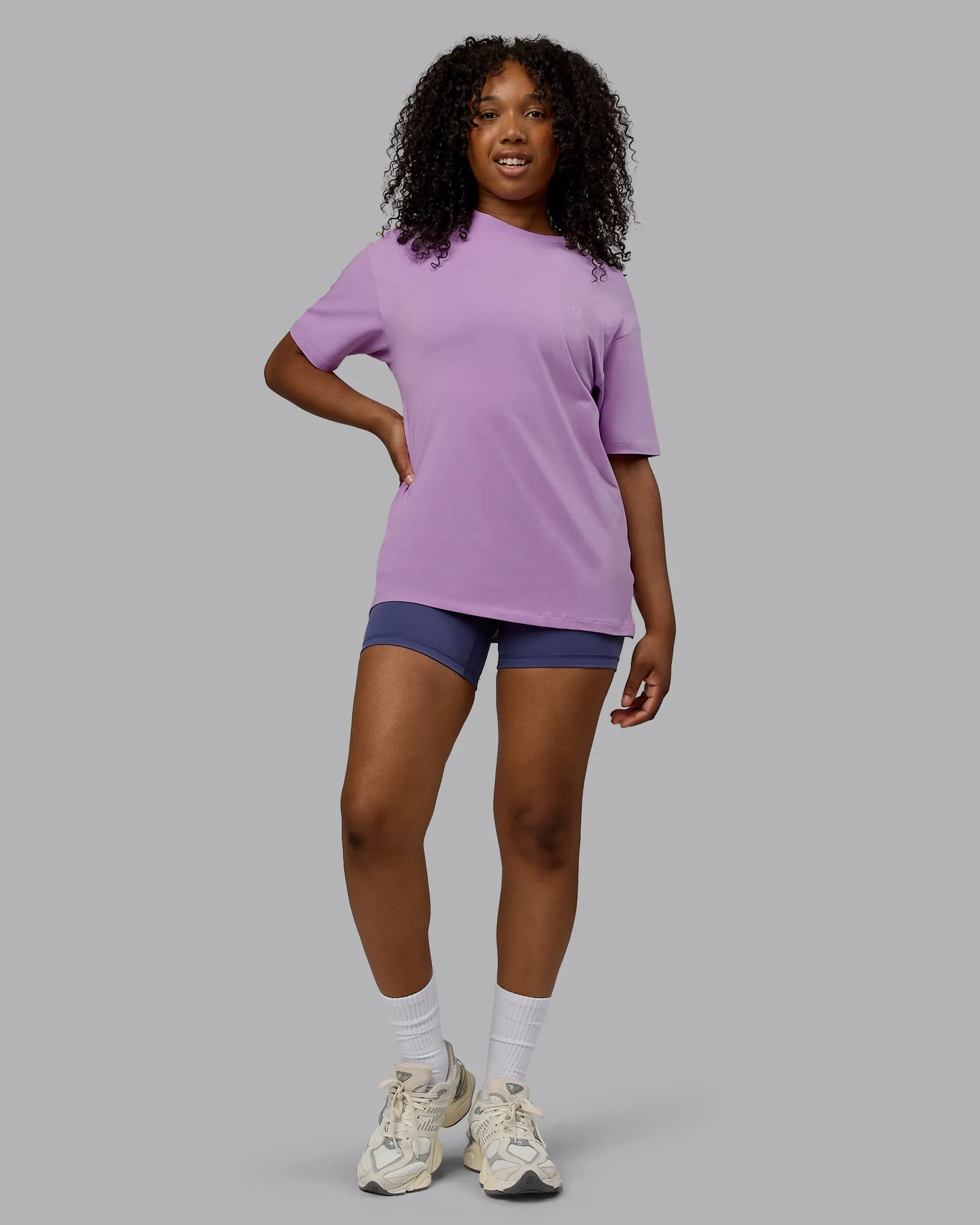 Unisex PimaFLX Tee Oversize - Light Violet