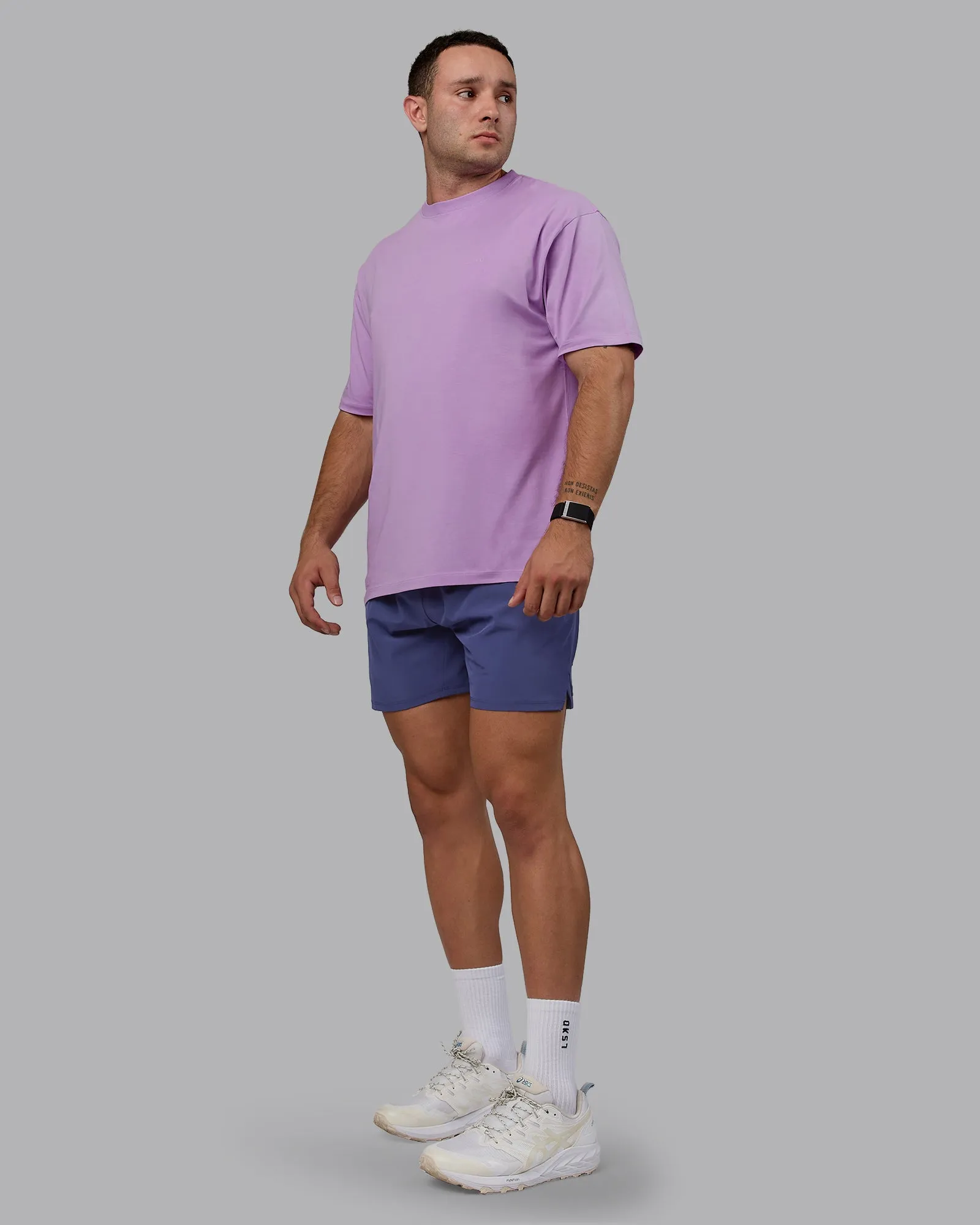 Unisex PimaFLX Tee Oversize - Light Violet