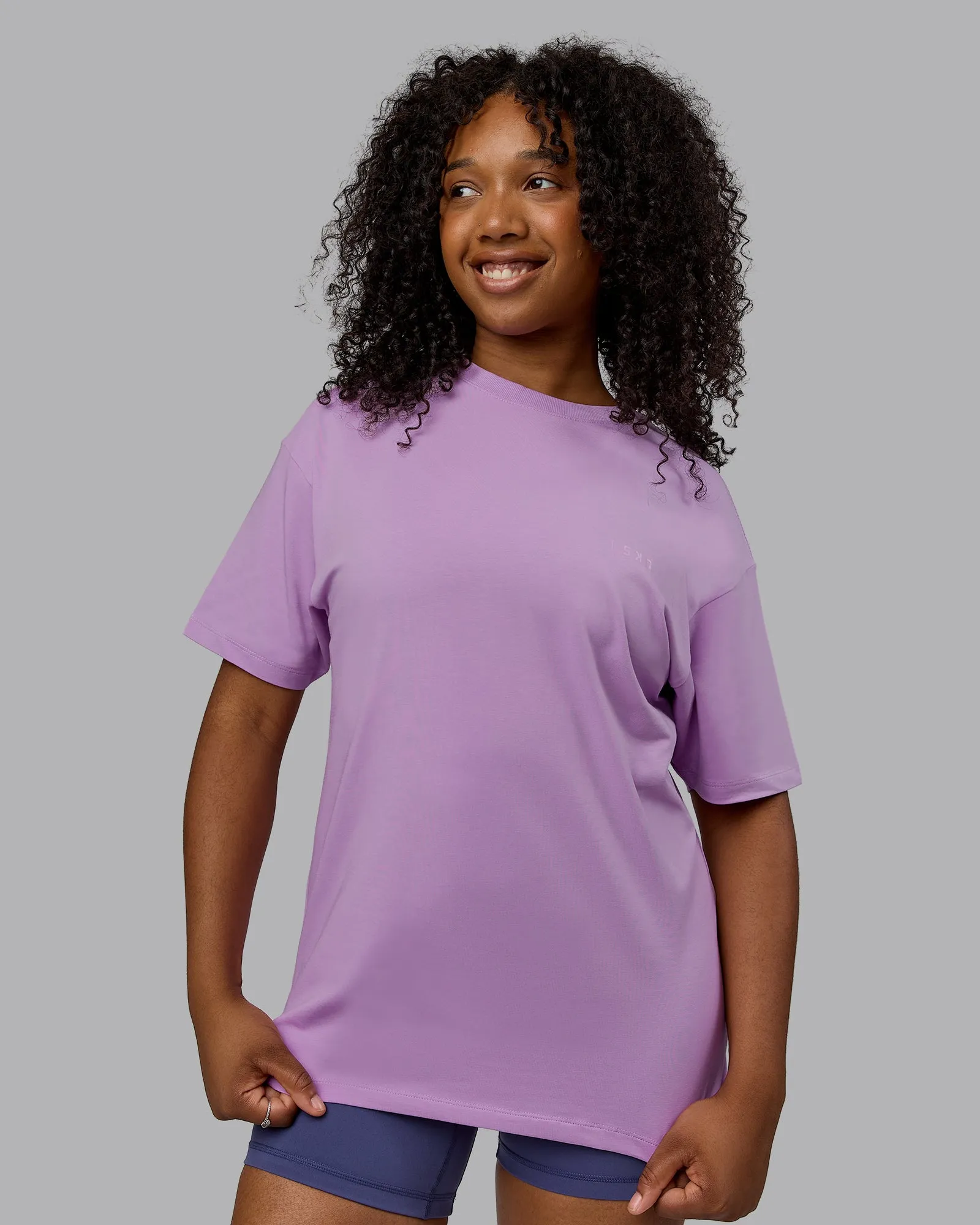 Unisex PimaFLX Tee Oversize - Light Violet