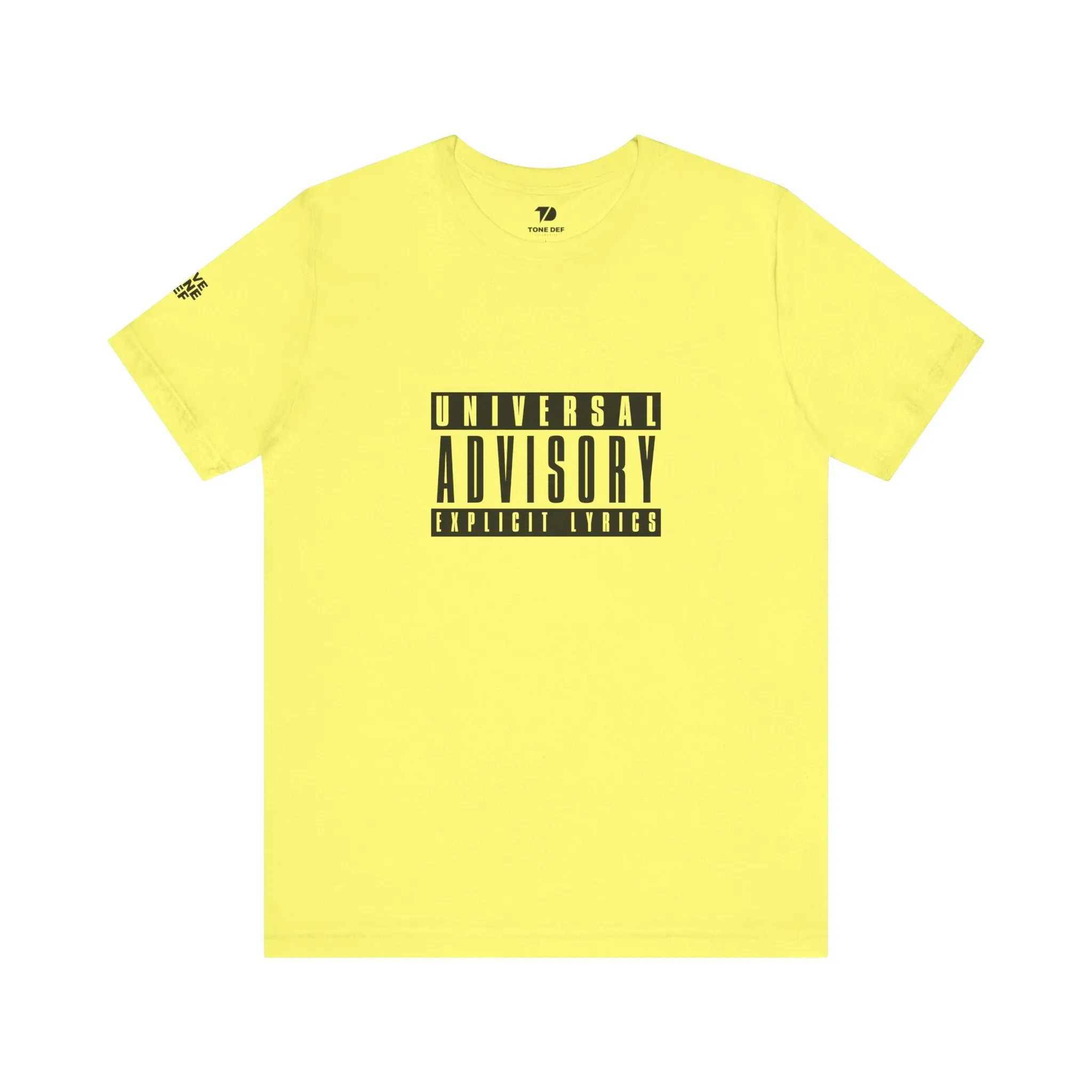 Universal Advisory - Unisex Jersey Short Sleeve Tee