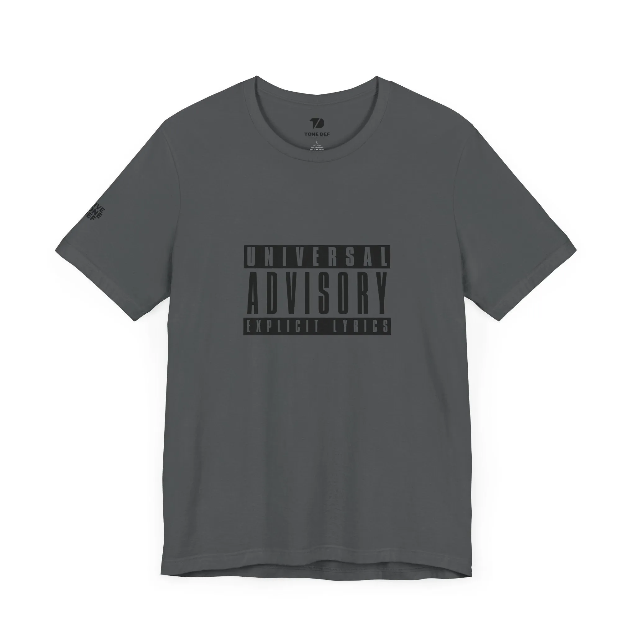 Universal Advisory - Unisex Jersey Short Sleeve Tee