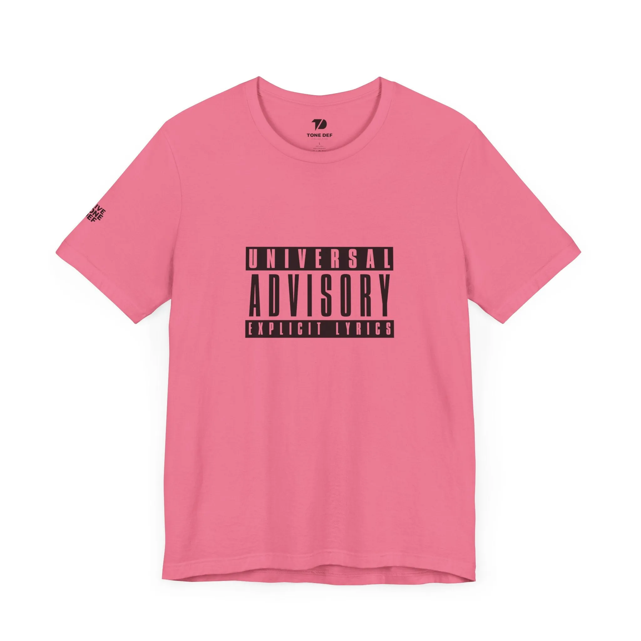 Universal Advisory - Unisex Jersey Short Sleeve Tee