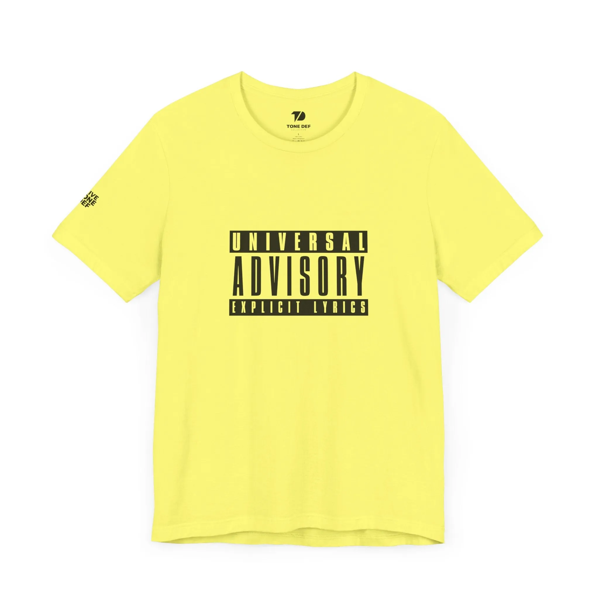 Universal Advisory - Unisex Jersey Short Sleeve Tee