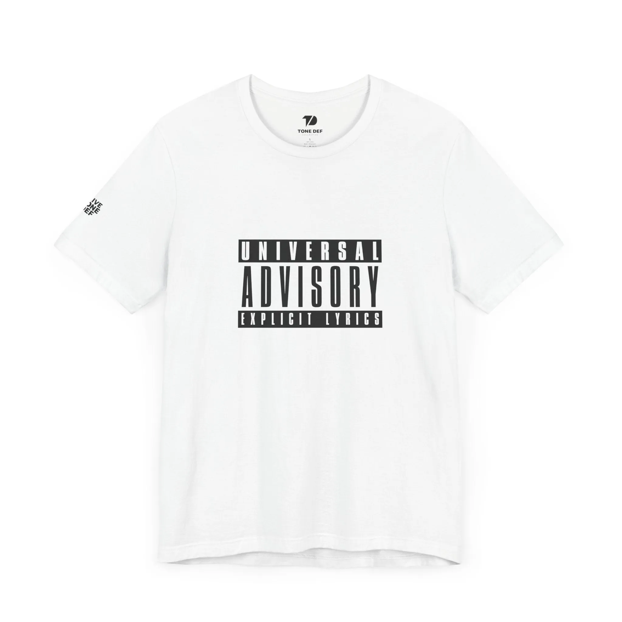 Universal Advisory - Unisex Jersey Short Sleeve Tee