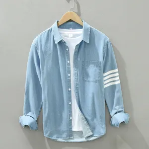 Varsity Denim Shirt
