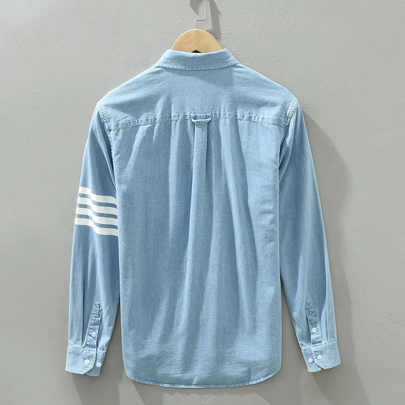 Varsity Denim Shirt
