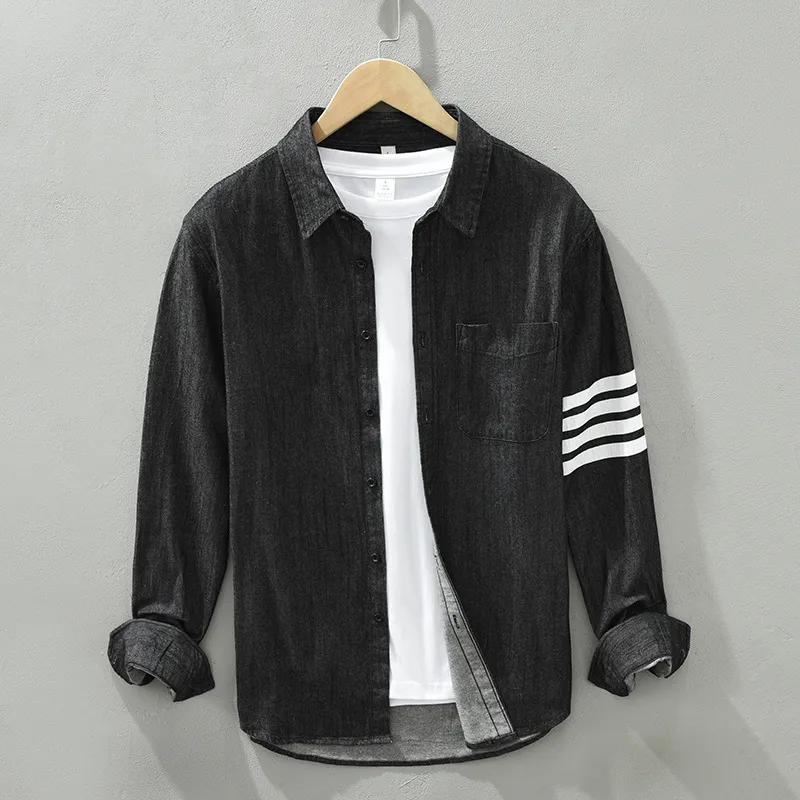 Varsity Denim Shirt