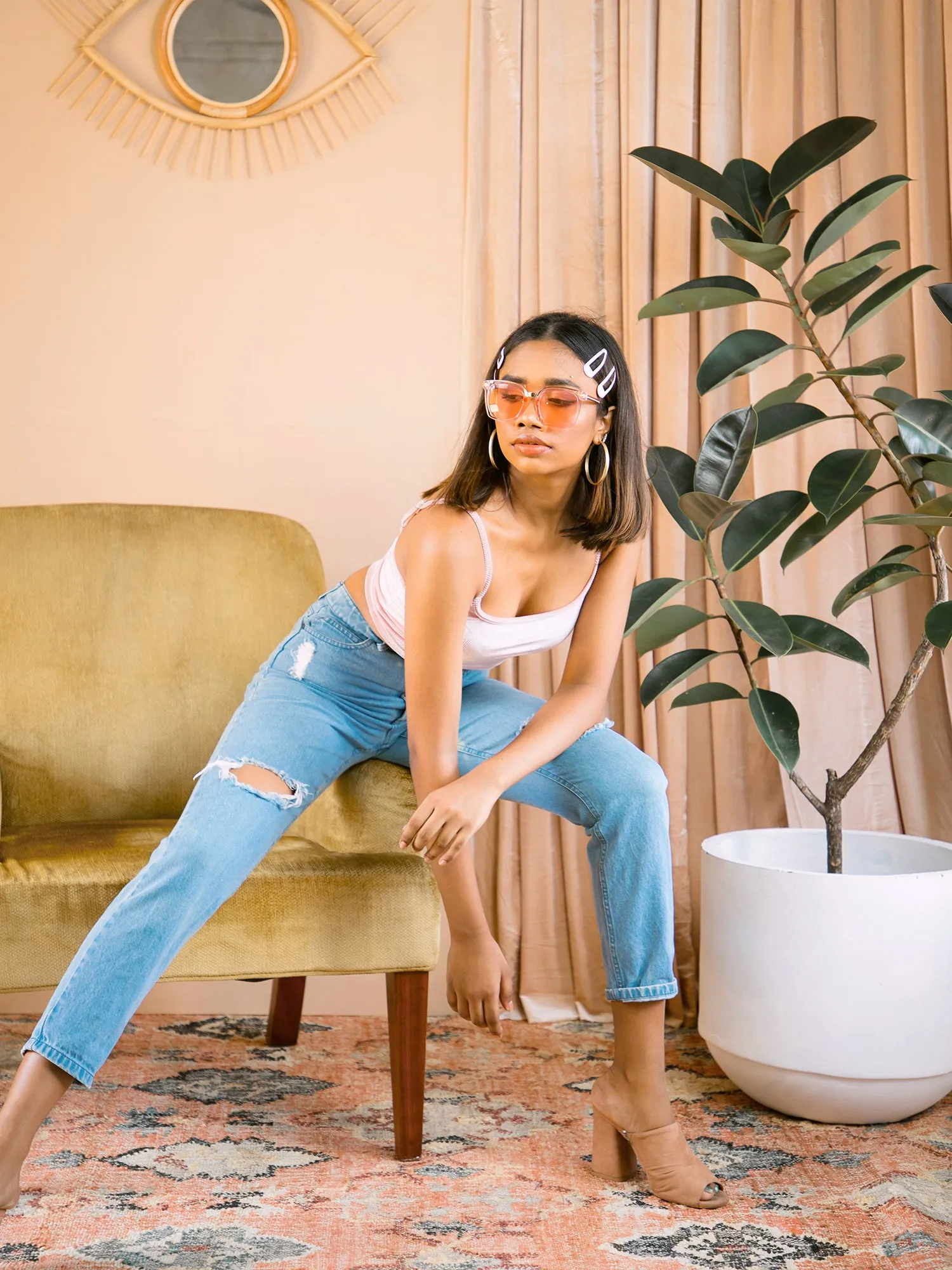 Velvet Crop Top